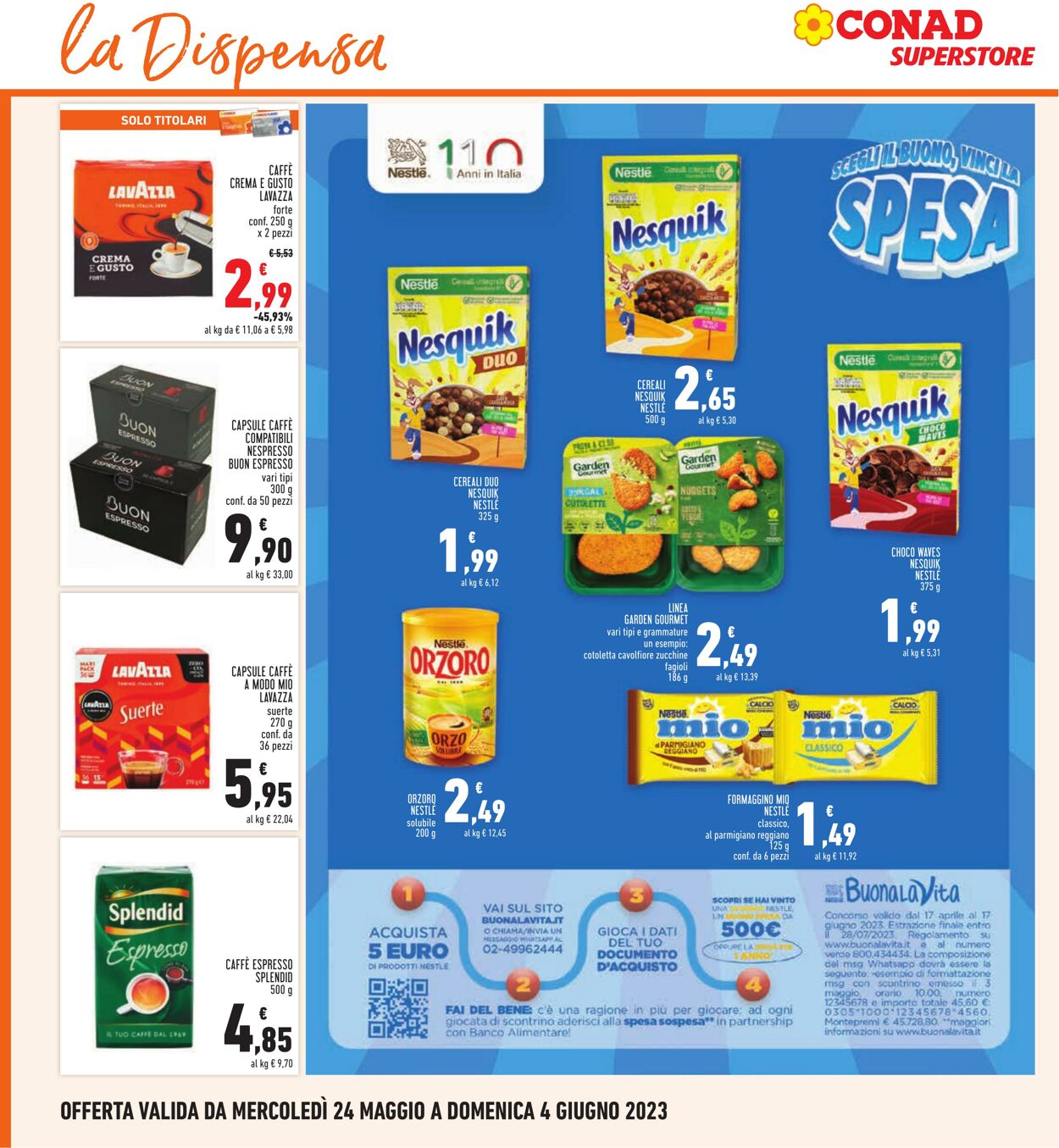 Volantino Conad 24.05.2023 - 04.06.2023