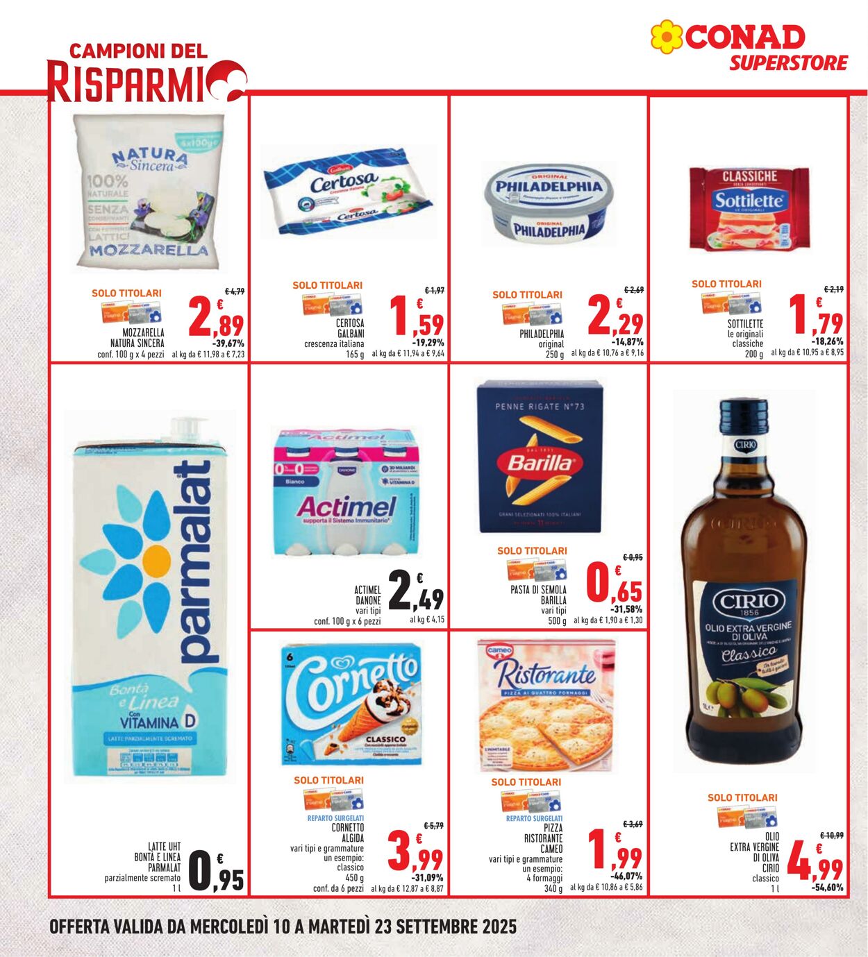 Volantino Conad 10.09.2025 - 10.09.2025