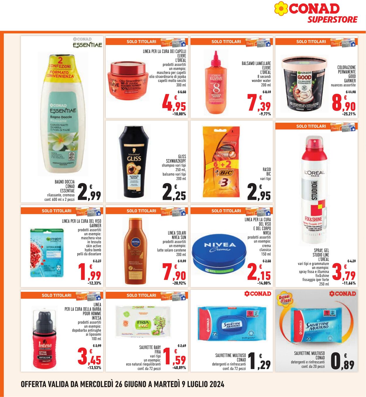 Volantino Conad 26.06.2024 - 09.07.2024