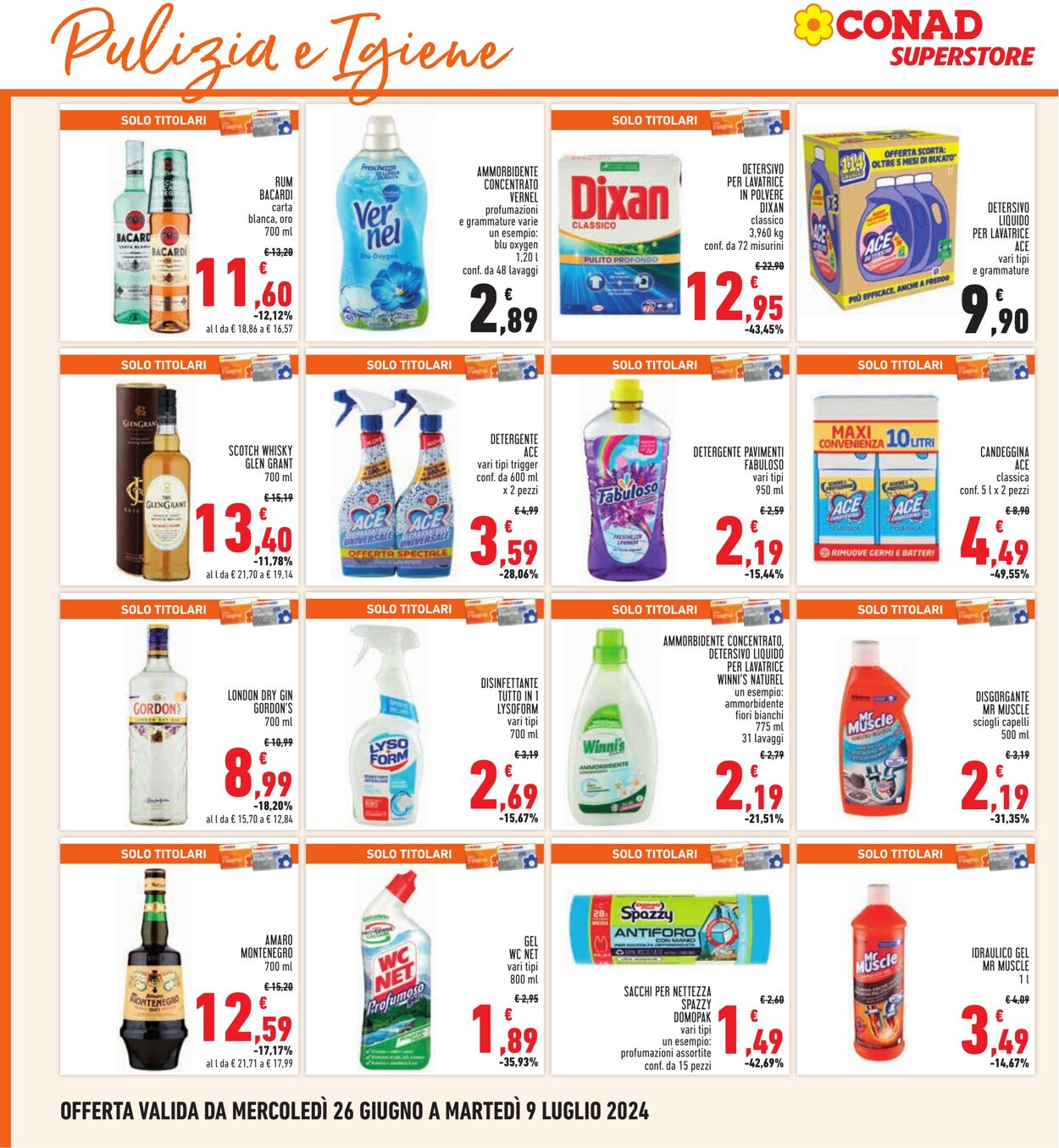 Volantino Conad 26.06.2024 - 09.07.2024