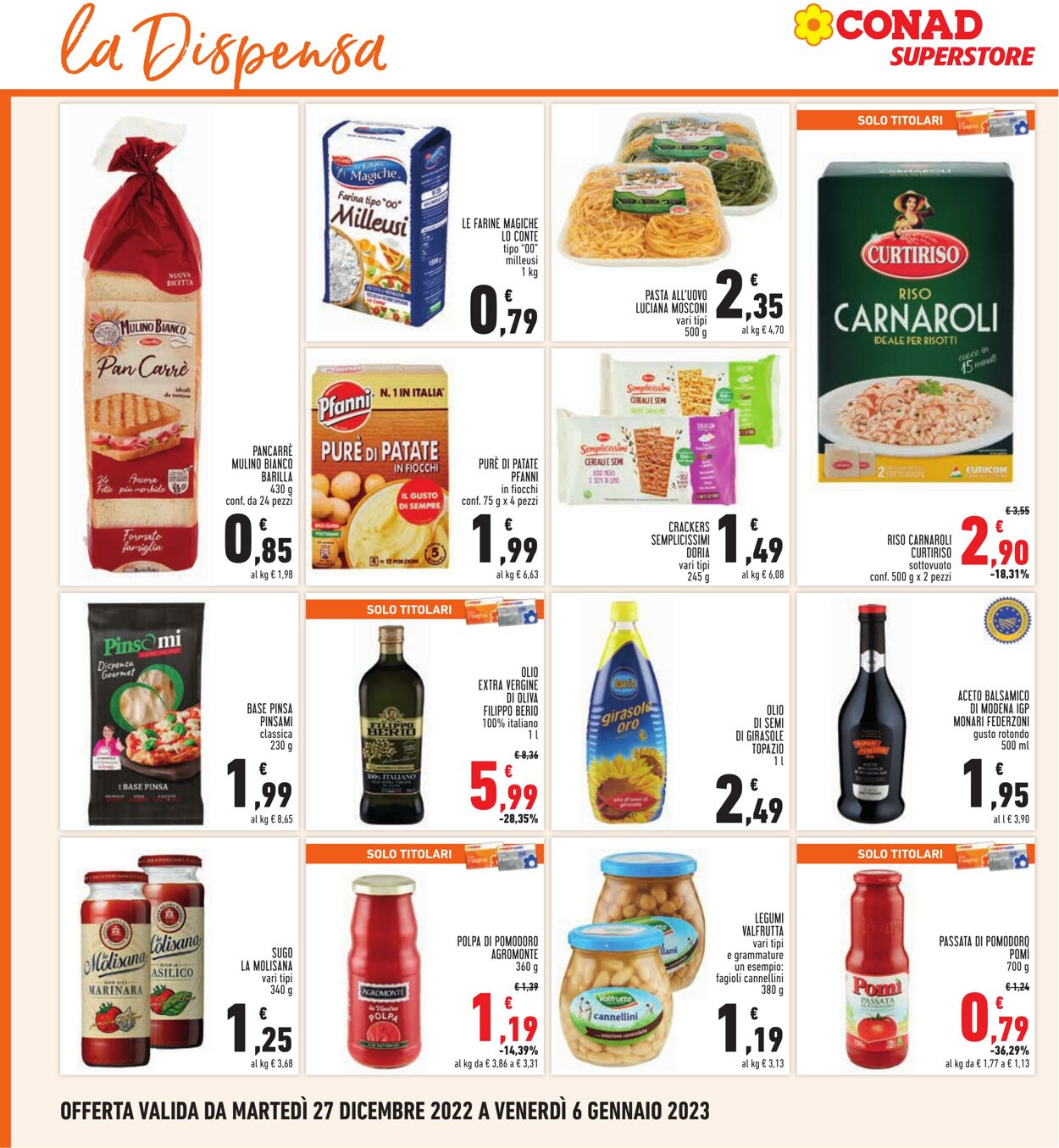 Volantino Conad 27.12.2022 - 06.01.2023