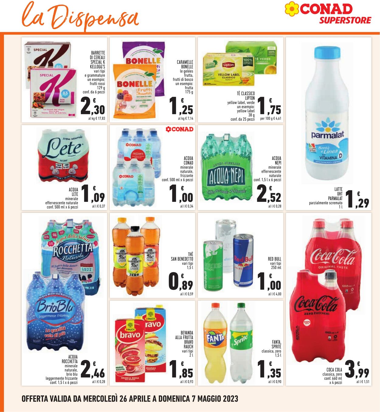 Volantino Conad 26.04.2023 - 07.05.2023