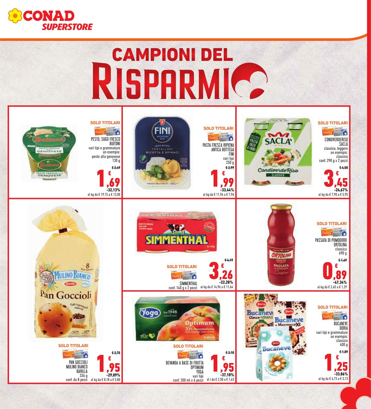 Volantino Conad 26.04.2023 - 07.05.2023