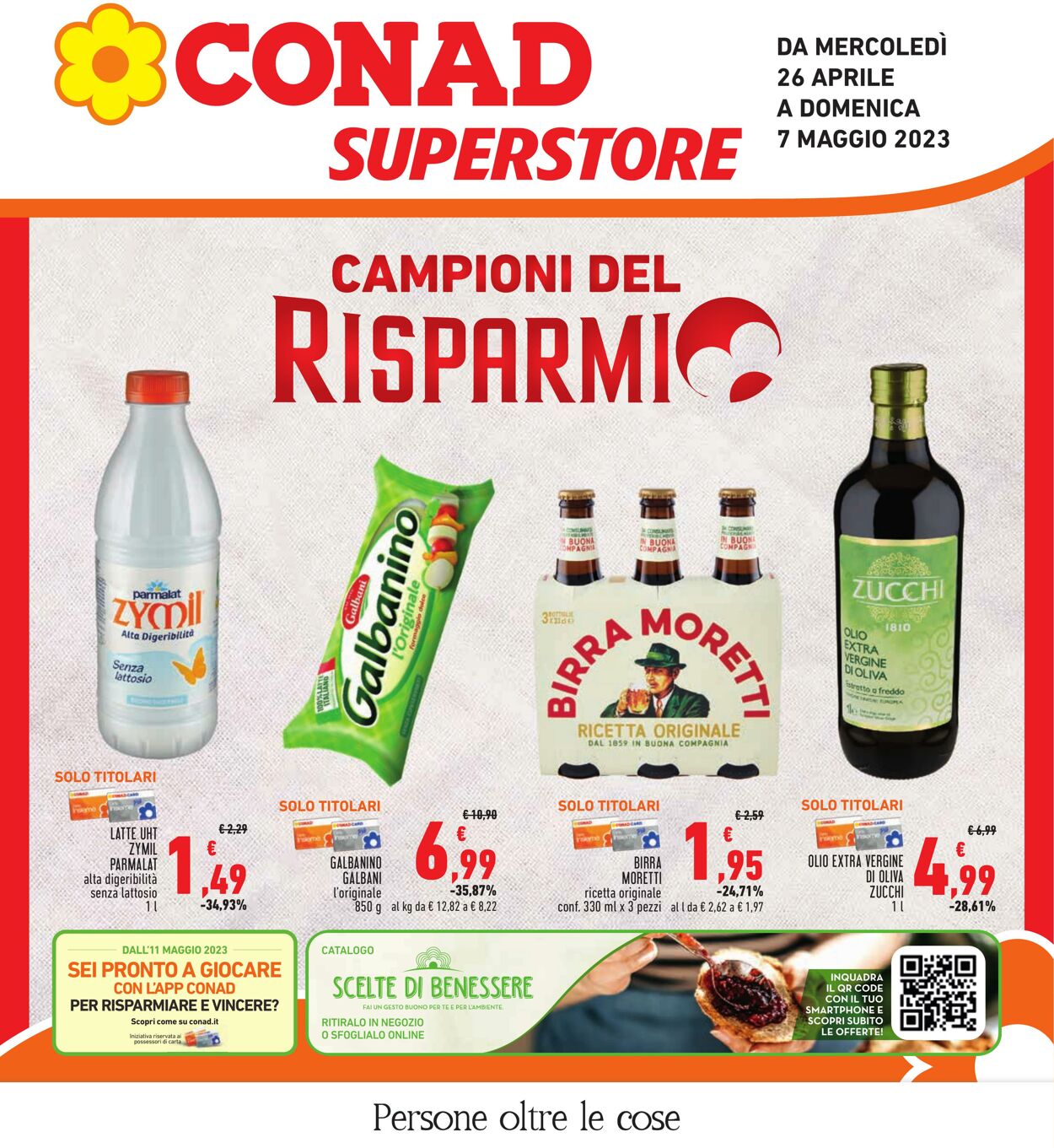 Volantino Conad 26.04.2023 - 07.05.2023