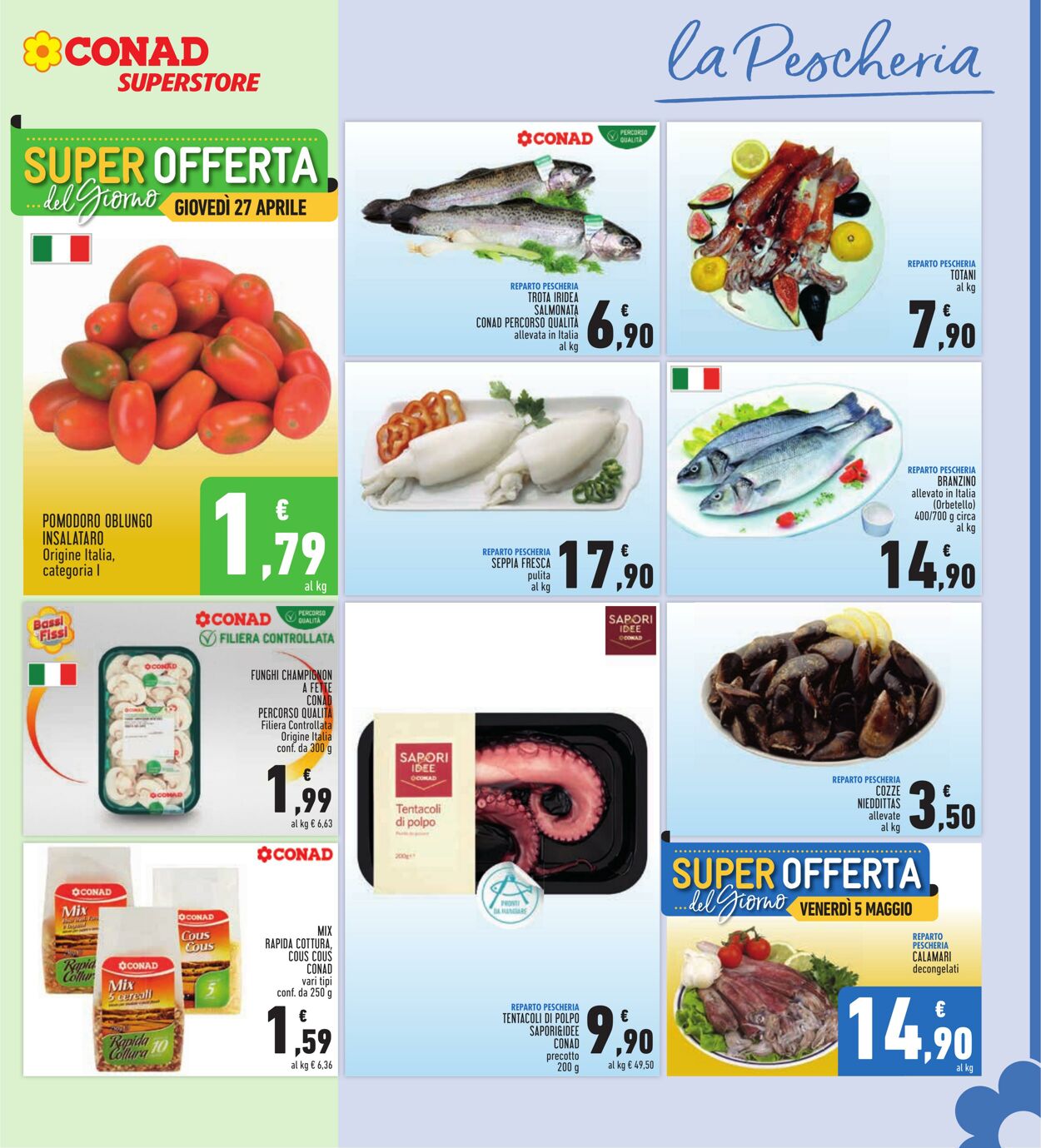 Volantino Conad 26.04.2023 - 07.05.2023