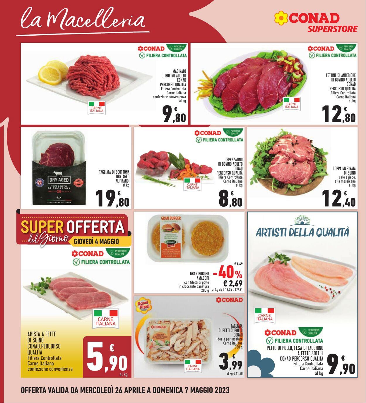 Volantino Conad 26.04.2023 - 07.05.2023