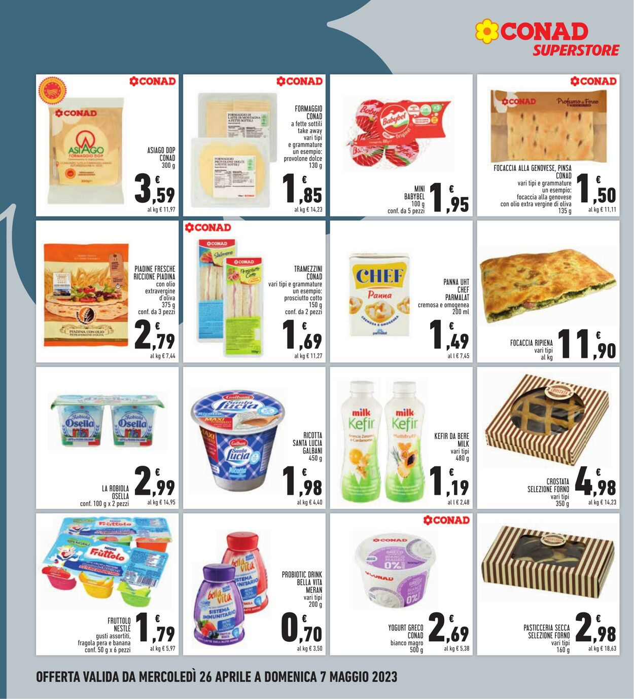 Volantino Conad 26.04.2023 - 07.05.2023