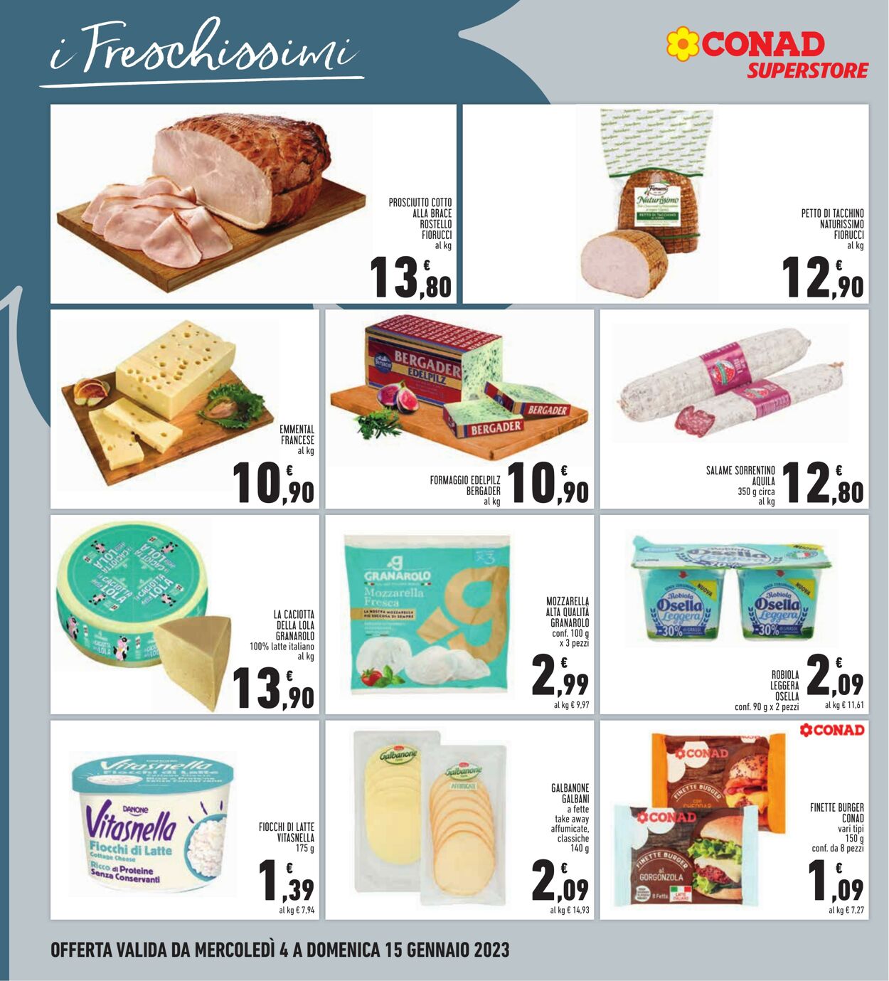 Volantino Conad 04.01.2023 - 15.01.2023