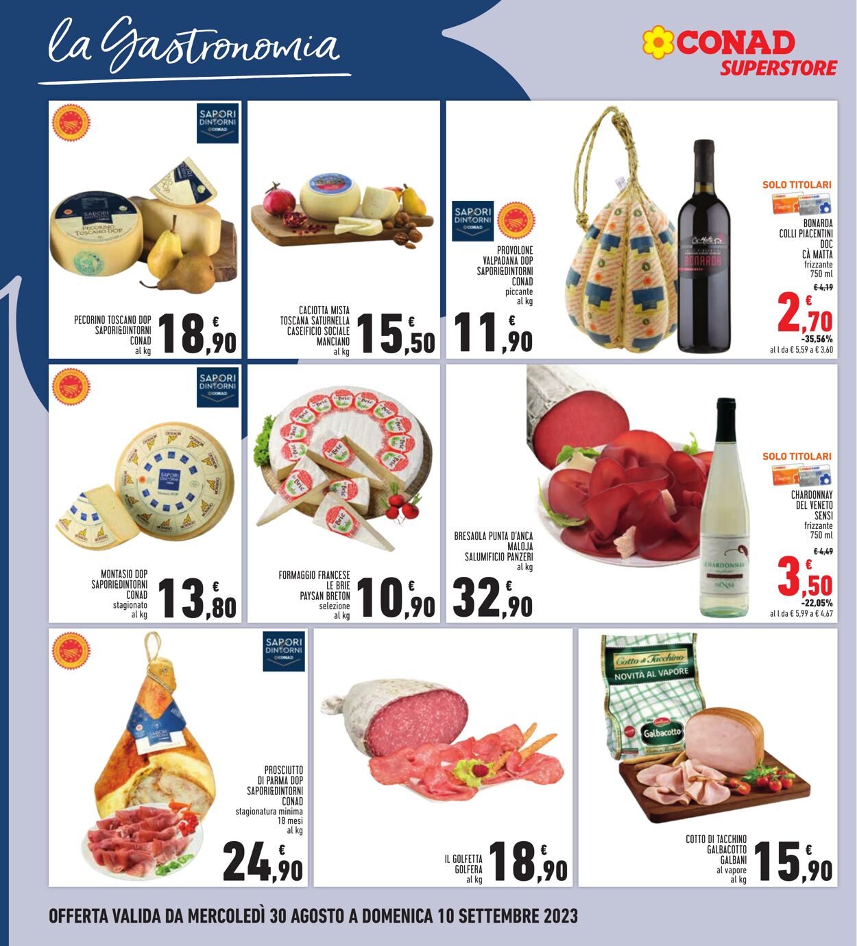 Volantino Conad 30.08.2023 - 10.09.2023