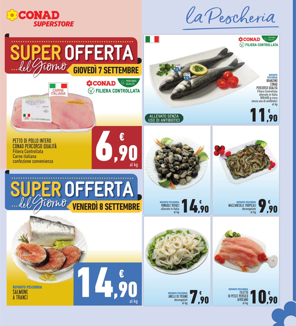 Volantino Conad 30.08.2023 - 10.09.2023