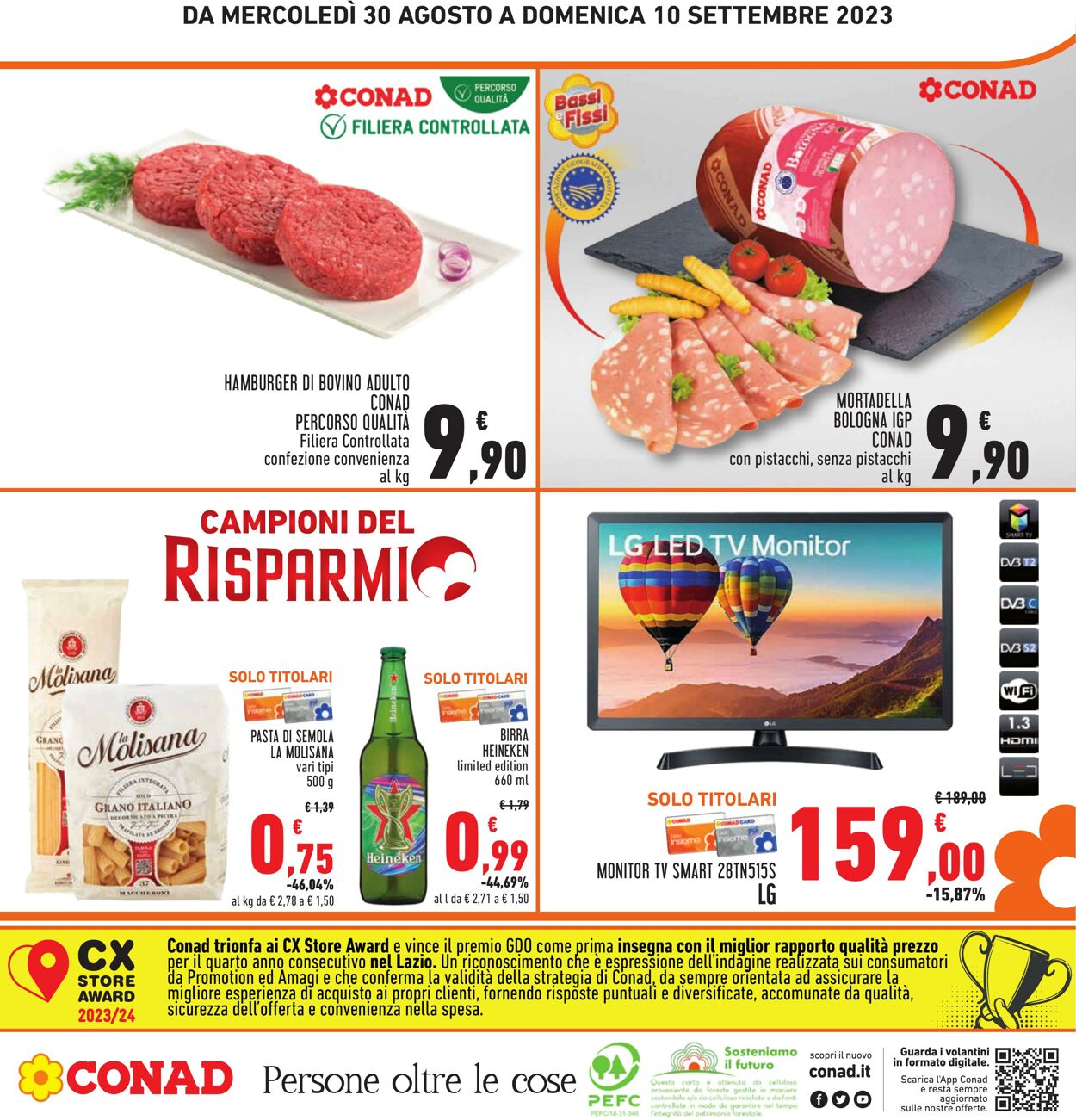 Volantino Conad 30.08.2023 - 10.09.2023