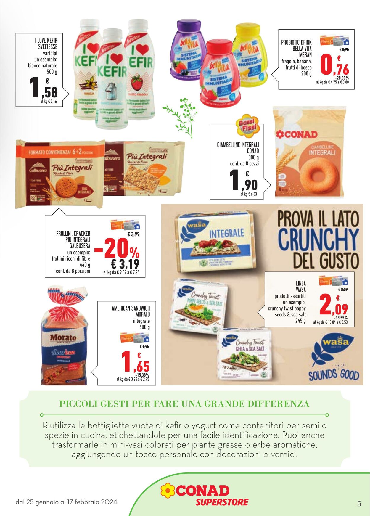 Volantino Conad 25.01.2024 - 17.02.2024