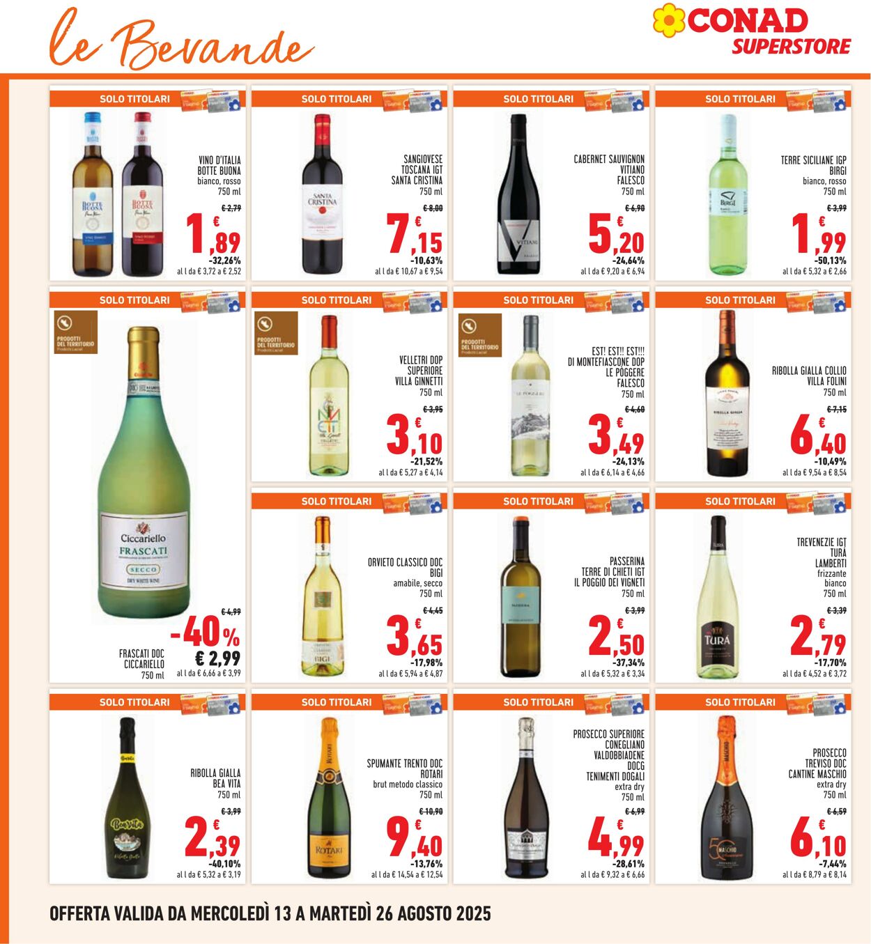 Volantino Conad 11.08.2025 - 11.08.2025