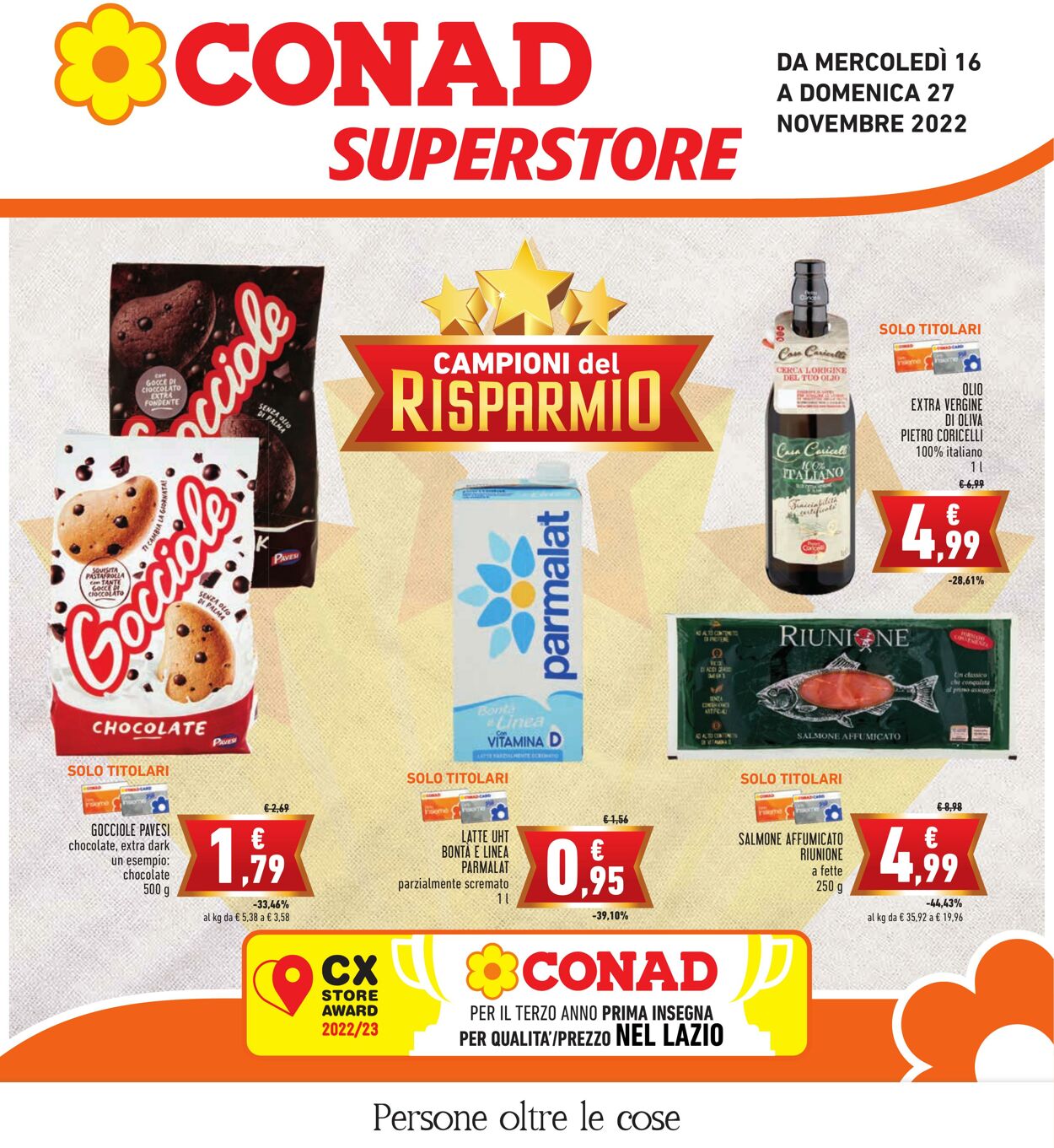 Volantino Conad 16.11.2022 - 27.11.2022