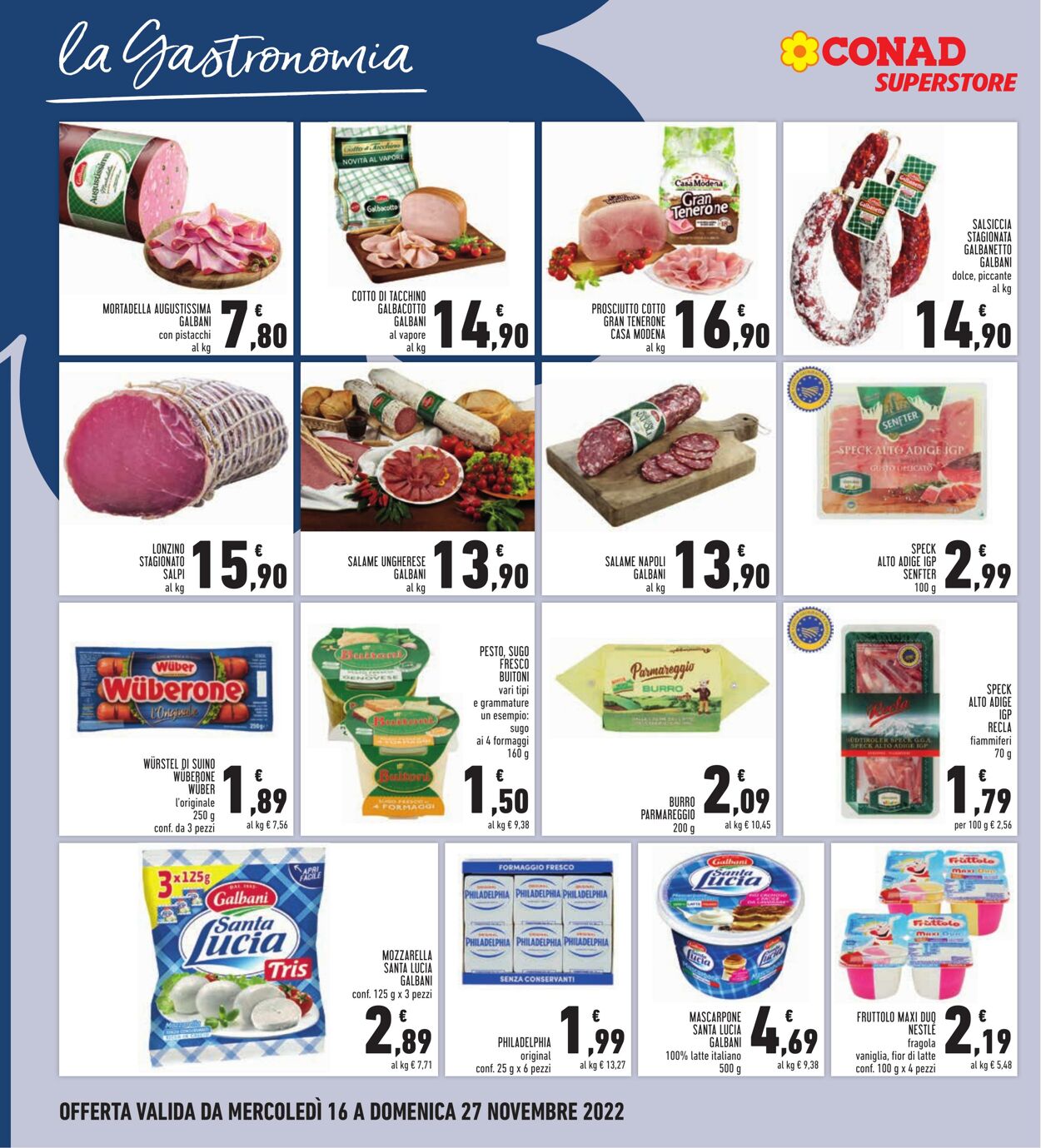 Volantino Conad 16.11.2022 - 27.11.2022