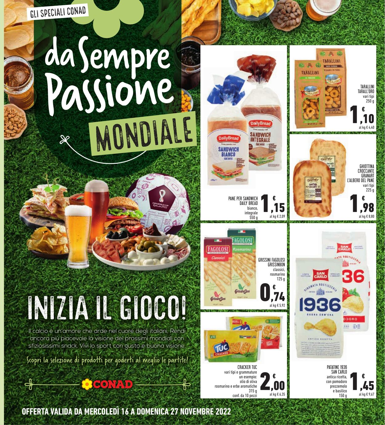 Volantino Conad 16.11.2022 - 27.11.2022