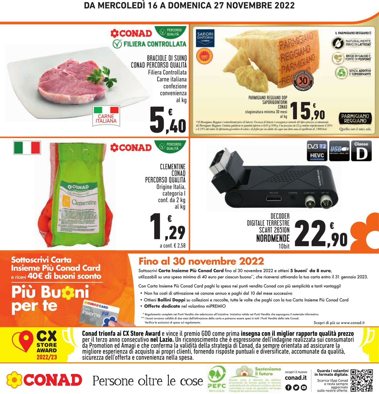 Volantino Conad 16.11.2022 - 27.11.2022