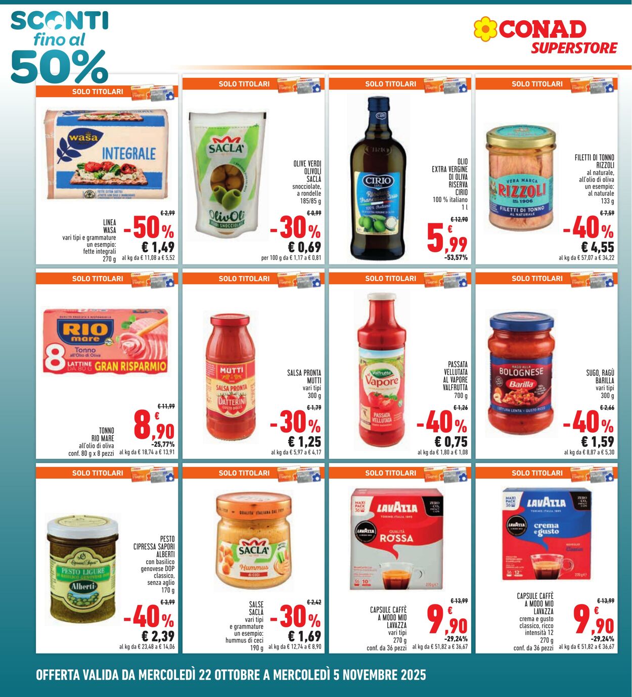 Volantino Conad 18.10.2025 - 18.10.2025