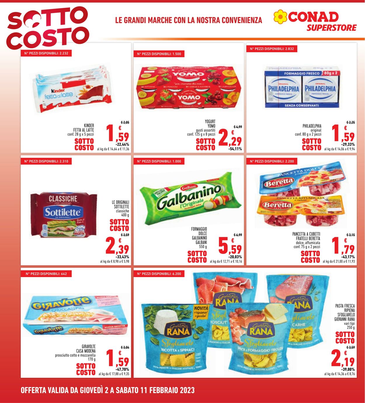 Volantino Conad 02.02.2023 - 11.02.2023