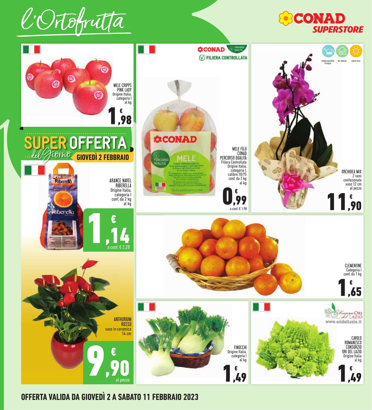 Volantino Conad 02.02.2023 - 11.02.2023