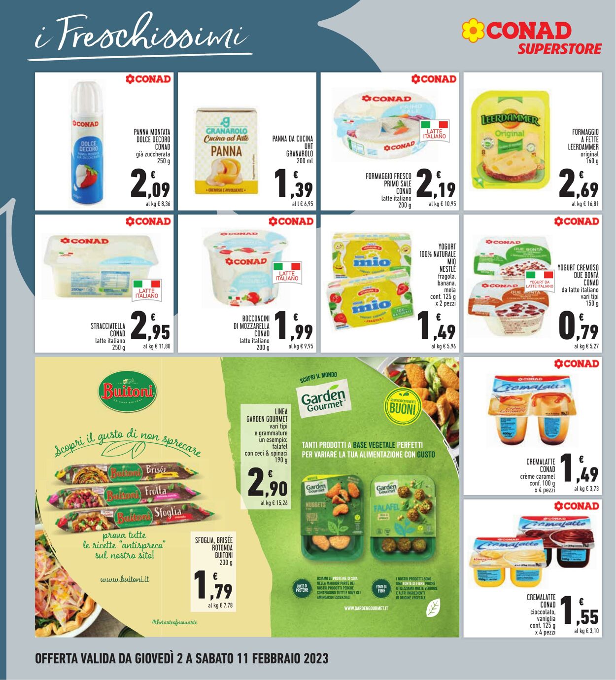 Volantino Conad 02.02.2023 - 11.02.2023