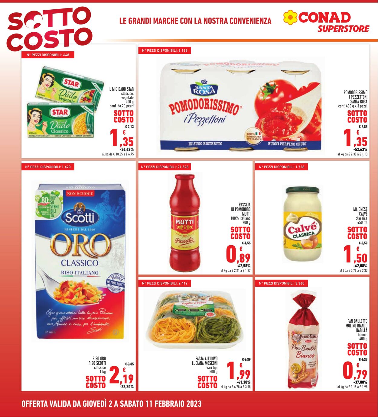 Volantino Conad 02.02.2023 - 11.02.2023