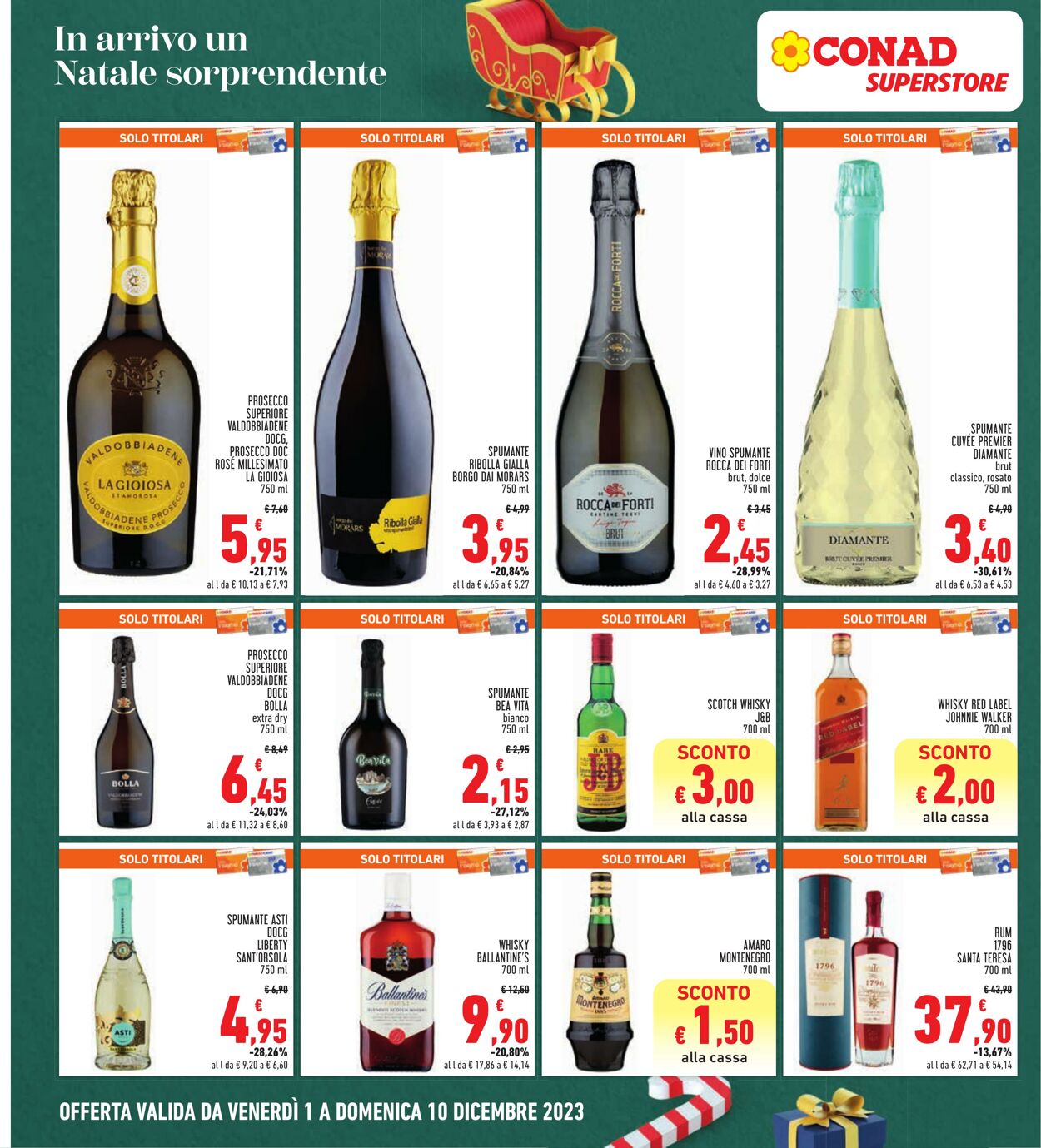 Volantino Conad 01.12.2023 - 10.12.2023