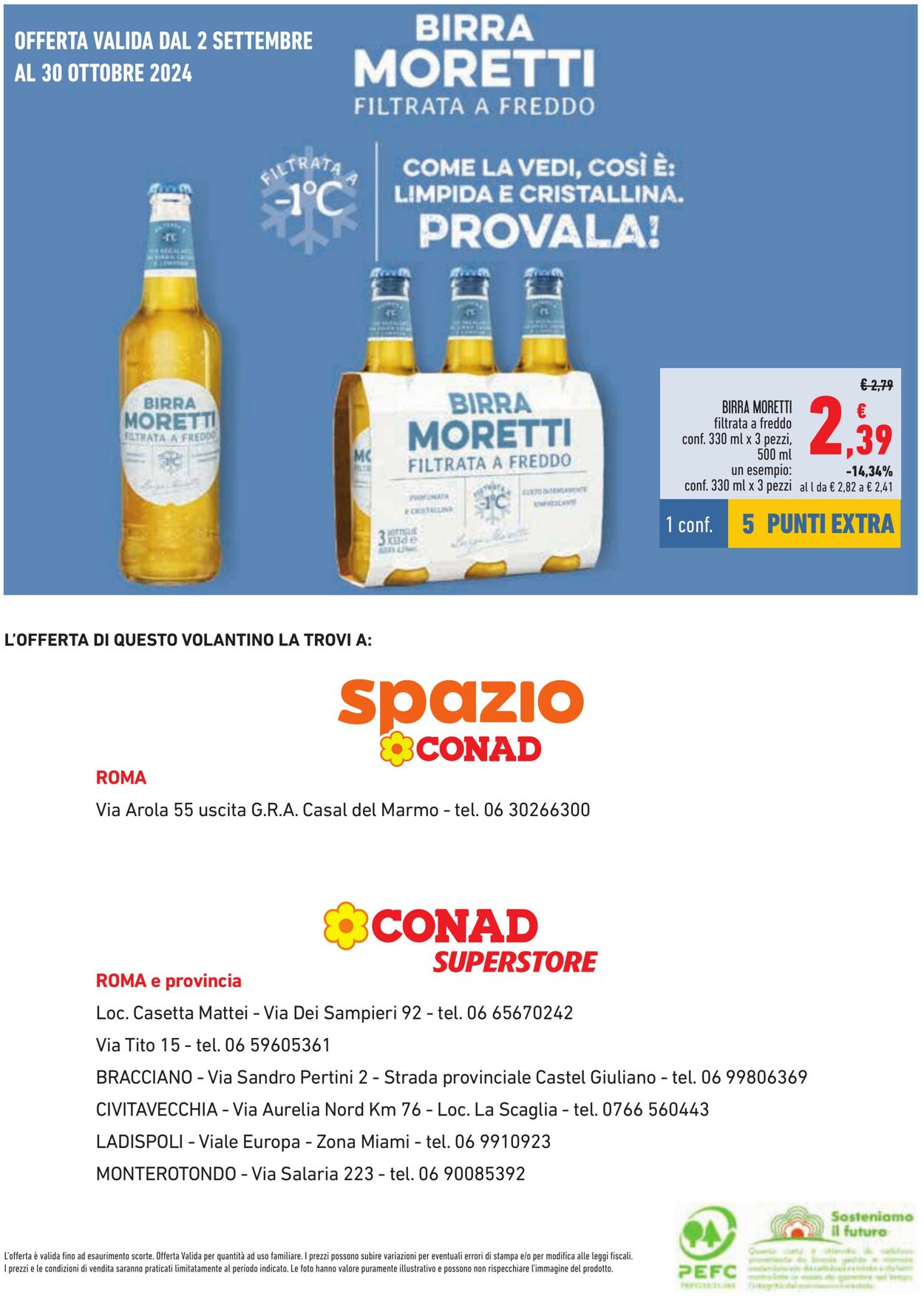 Volantino Conad 02.09.2024 - 30.10.2024