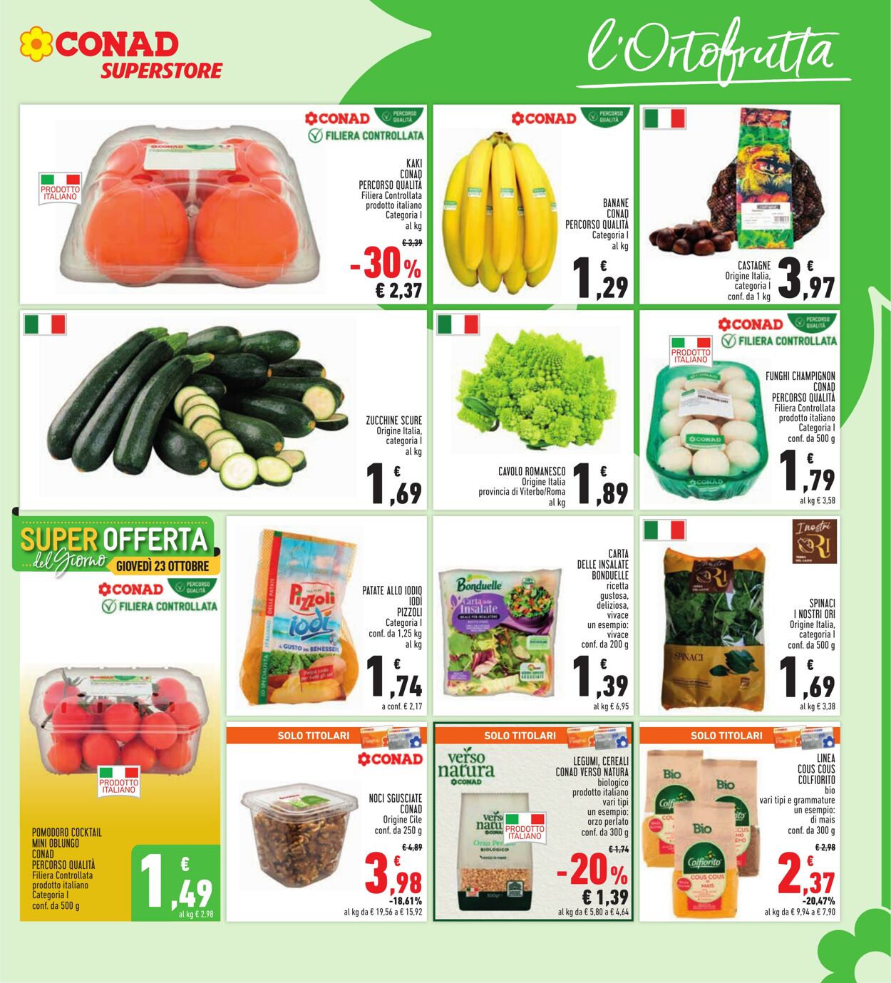 Volantino Conad 21.10.2025 - 21.10.2025