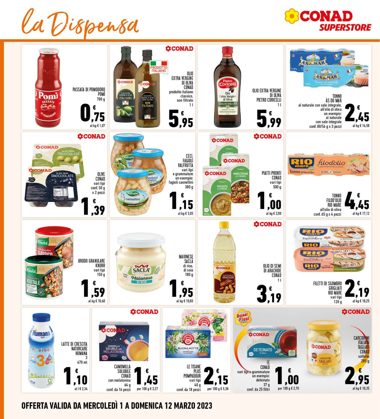 Volantino Conad 01.03.2023 - 12.03.2023