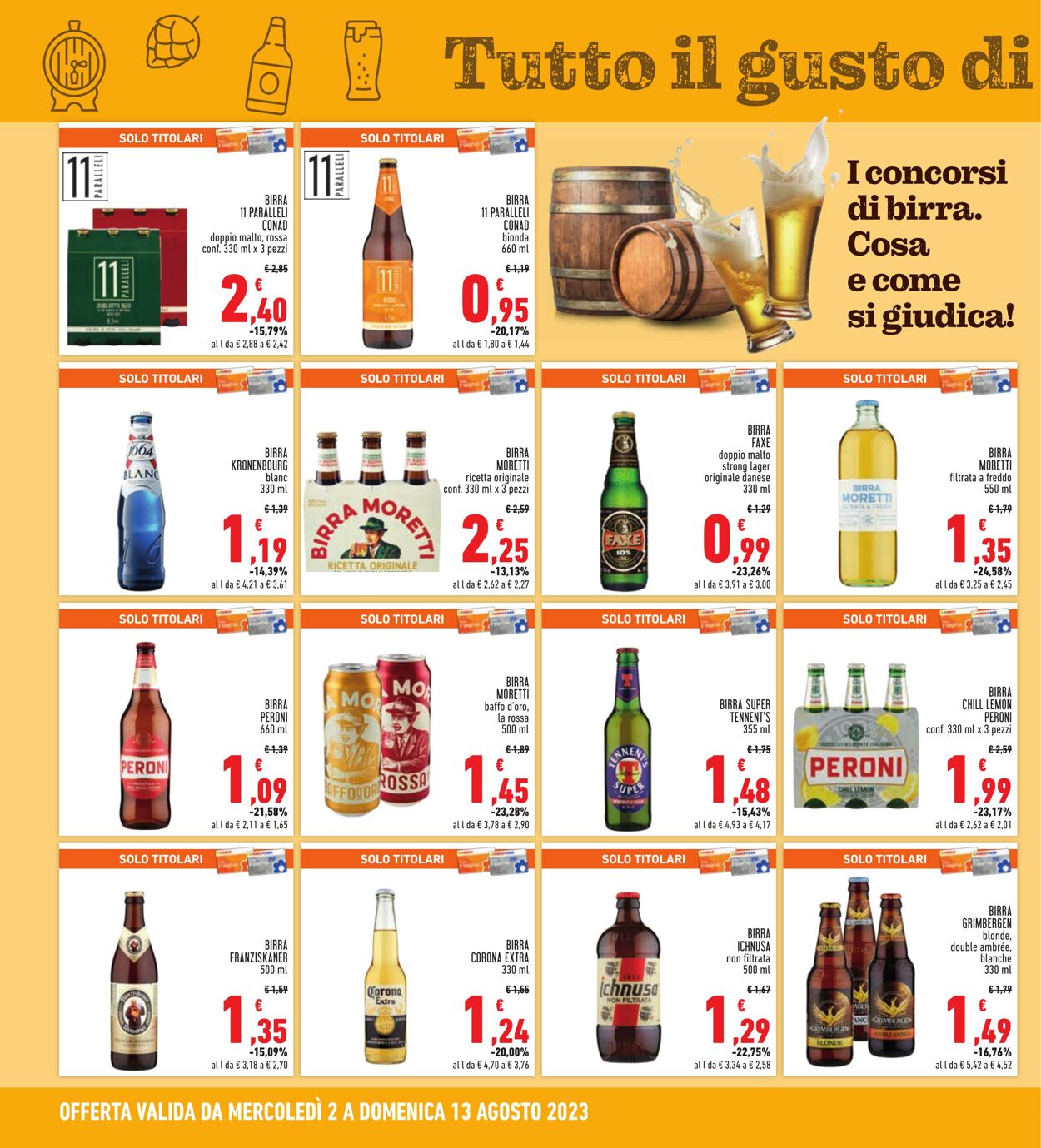 Volantino Conad 02.08.2023 - 13.08.2023