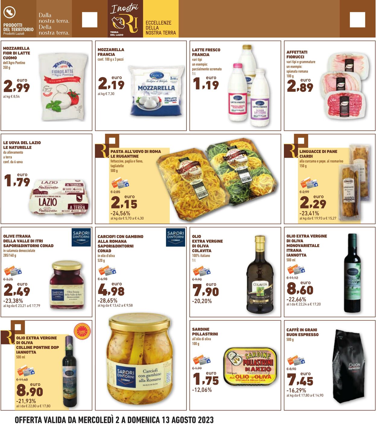 Volantino Conad 02.08.2023 - 13.08.2023