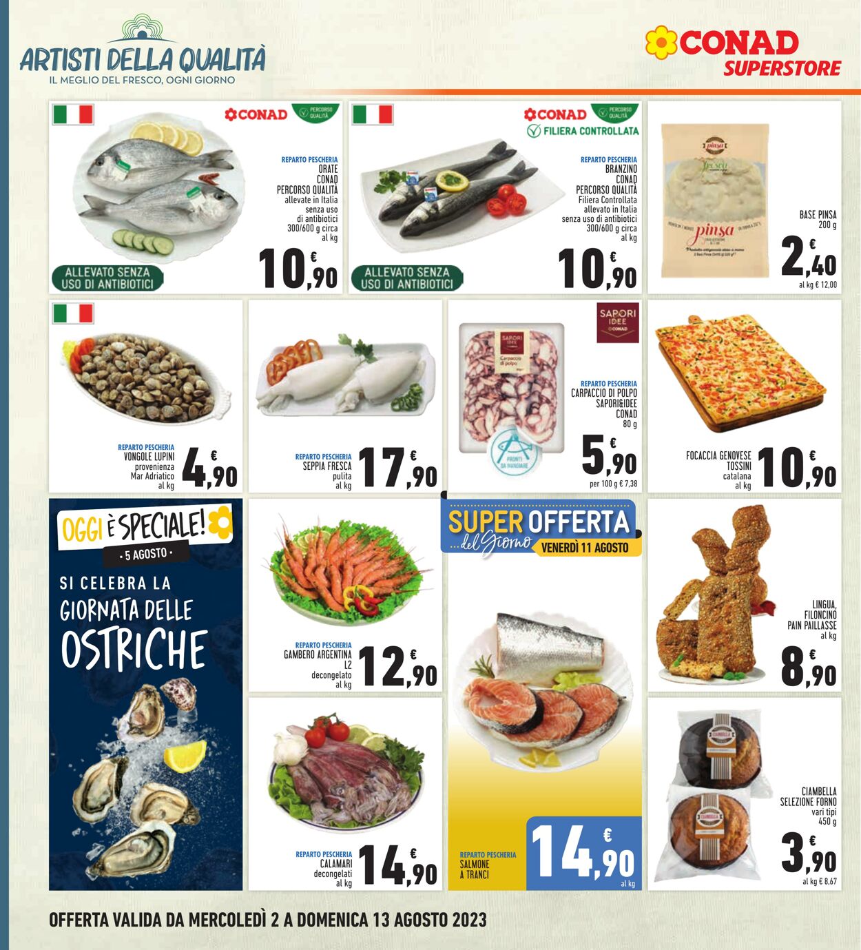 Volantino Conad 02.08.2023 - 13.08.2023