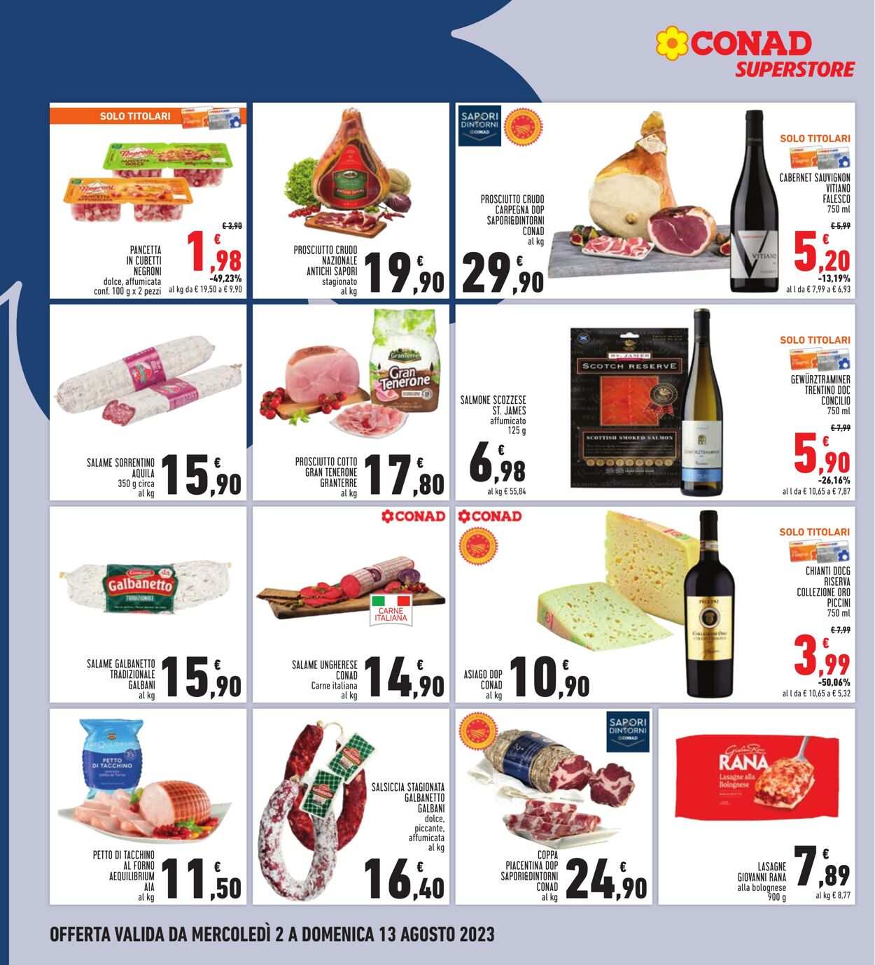 Volantino Conad 02.08.2023 - 13.08.2023