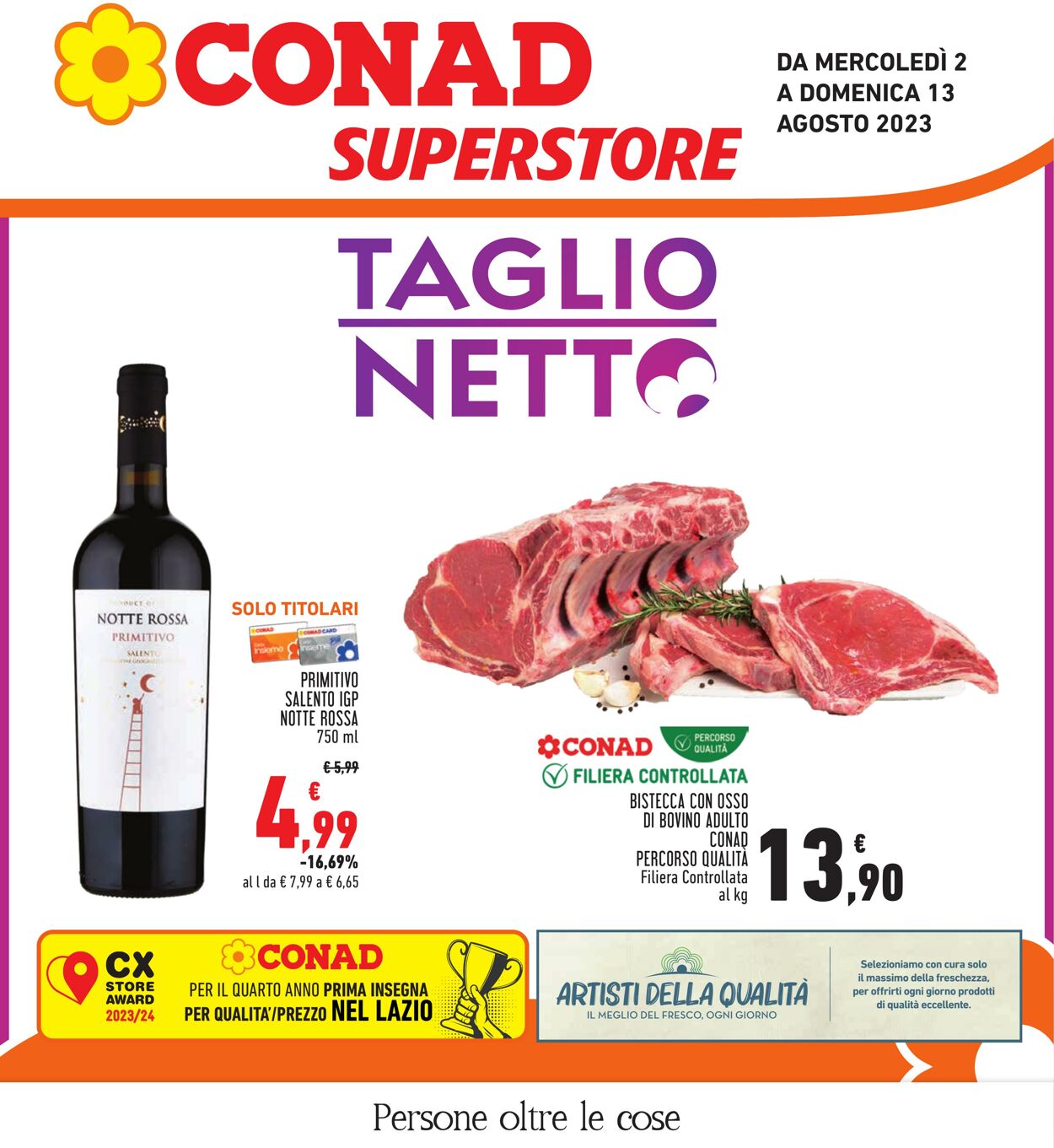 Volantino Conad 02.08.2023 - 13.08.2023