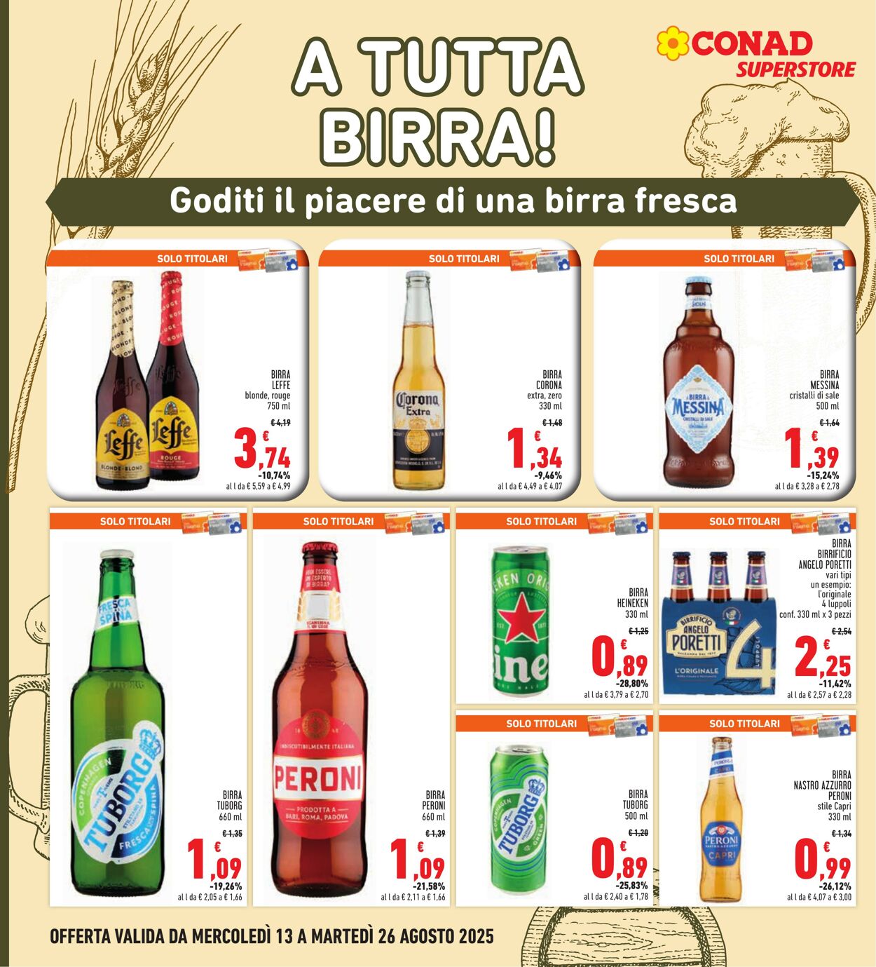 Volantino Conad 13.08.2025 - 13.08.2025