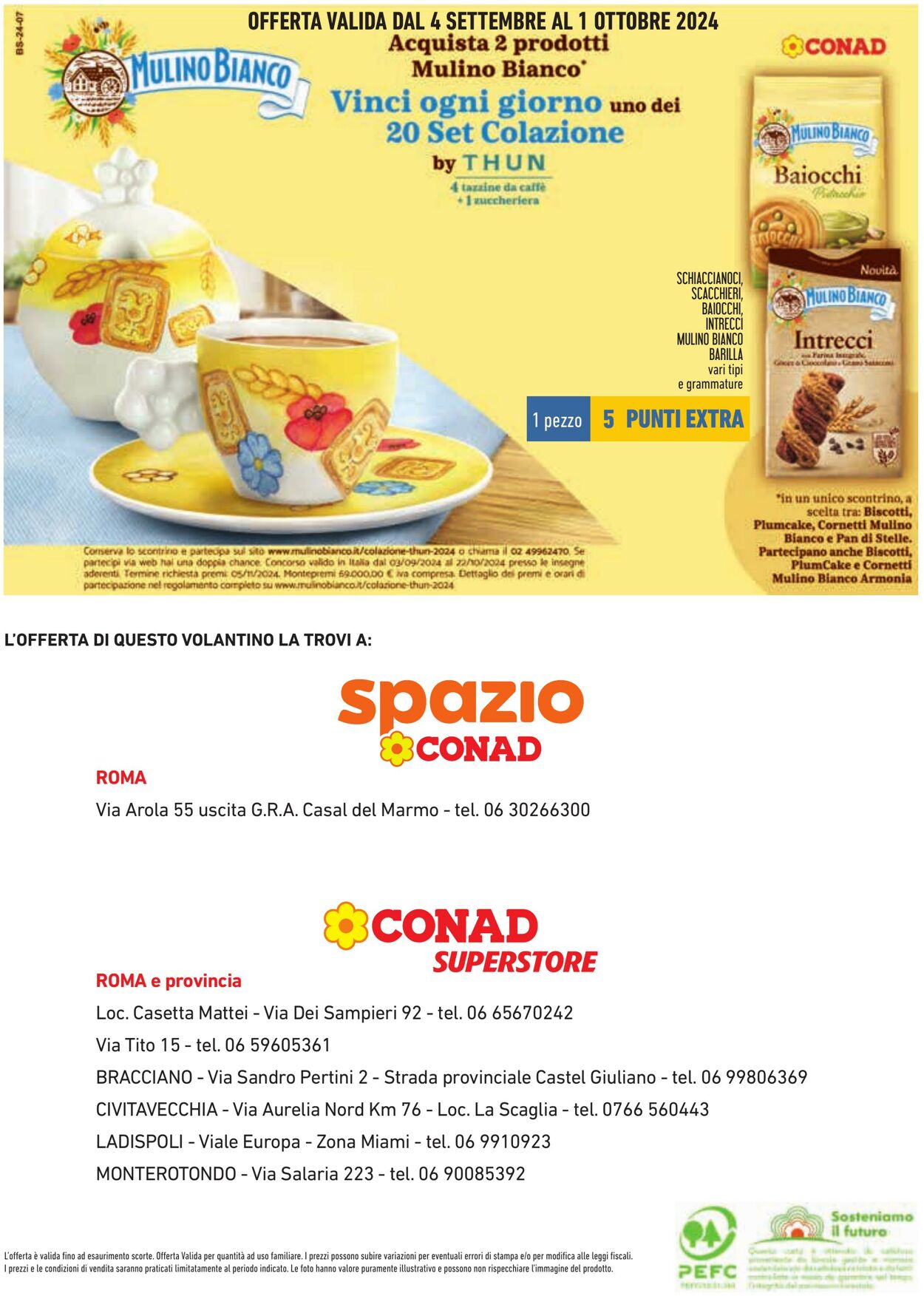 Volantino Conad 04.09.2024 - 01.10.2024