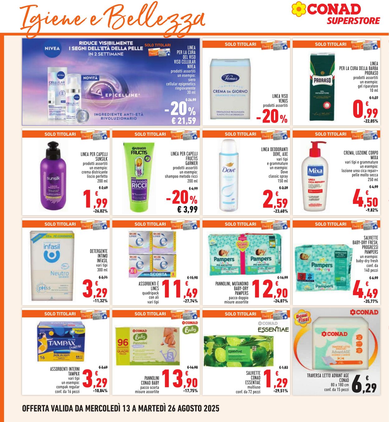 Volantino Conad 08.08.2025 - 08.08.2025