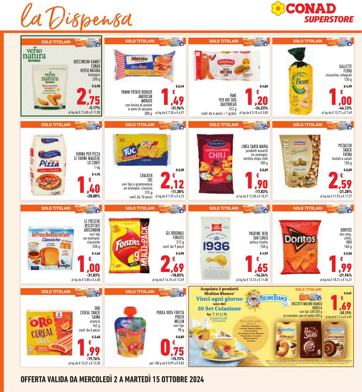 Volantino Conad 02.10.2024 - 15.10.2024