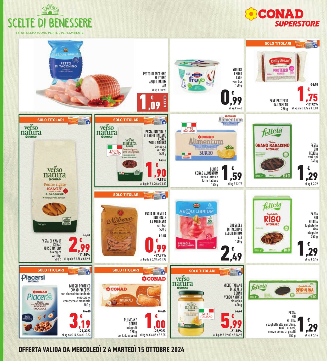 Volantino Conad 02.10.2024 - 15.10.2024