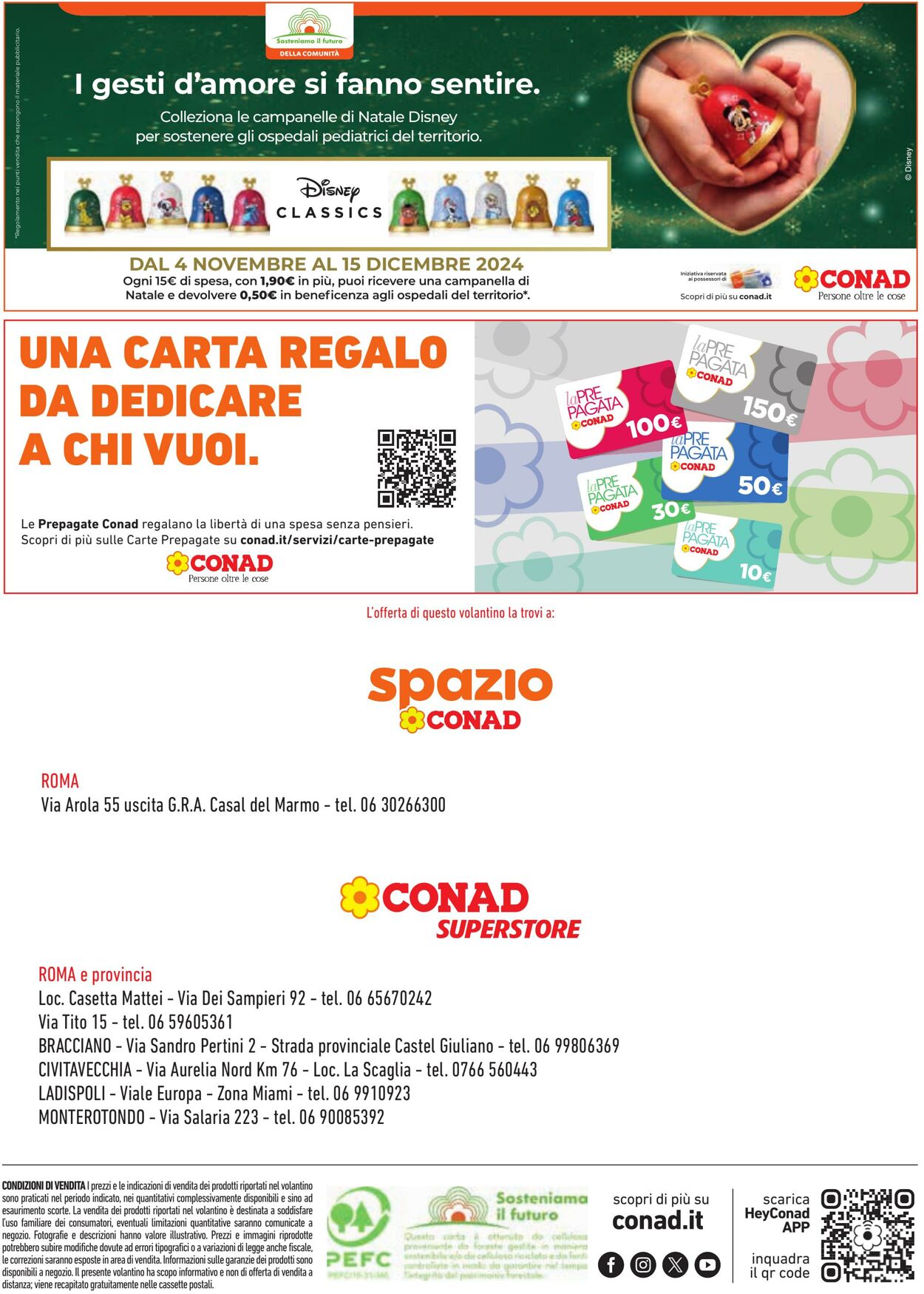 Volantino Conad 05.11.2024 - 24.12.2024