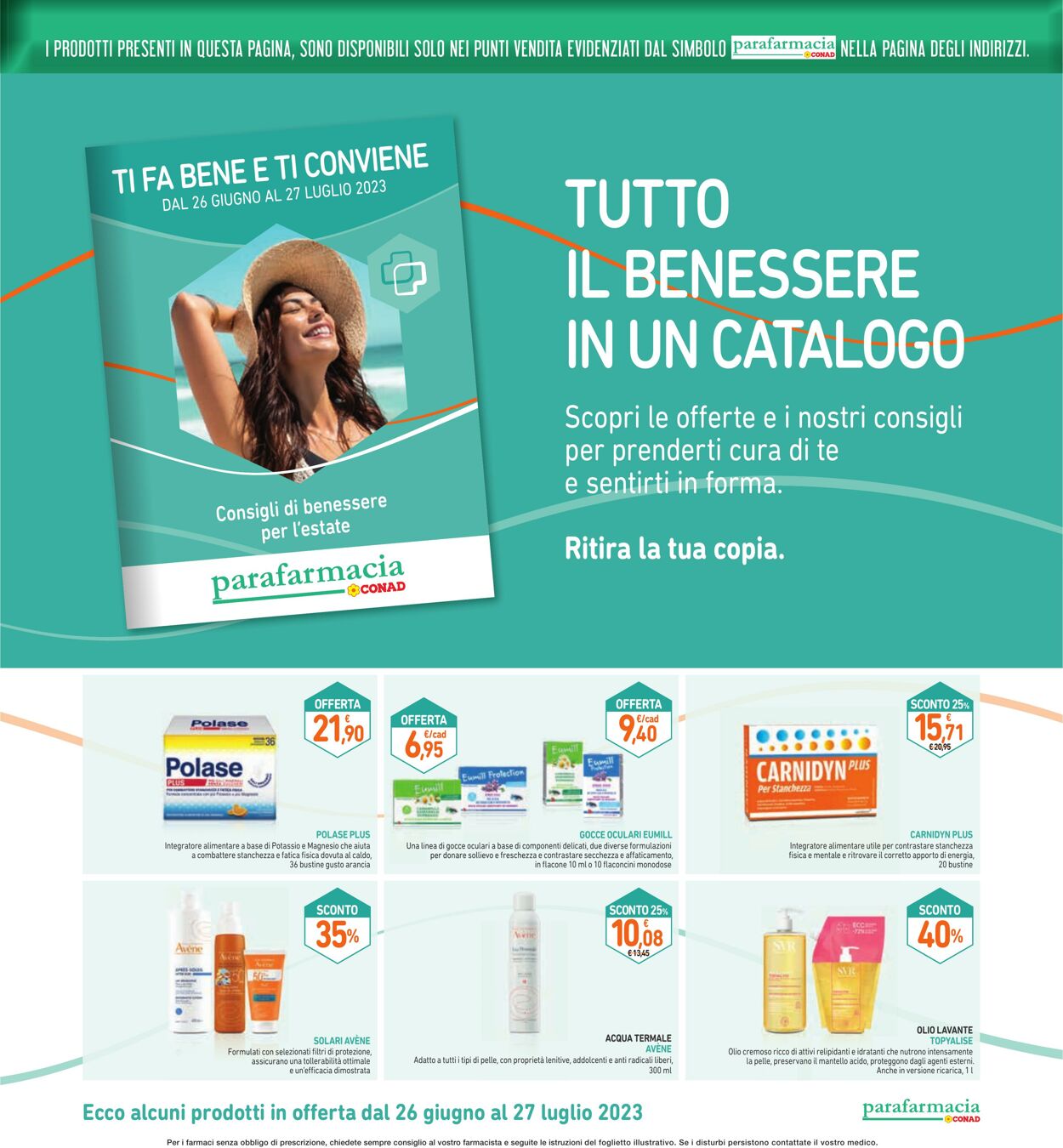 Volantino Conad 21.06.2023 - 02.07.2023