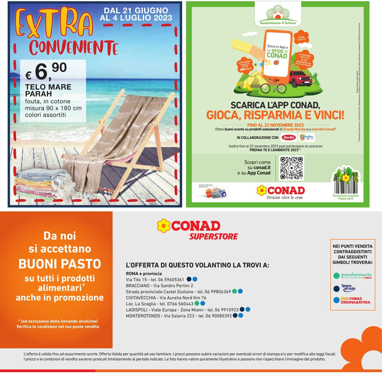 Volantino Conad 21.06.2023 - 02.07.2023