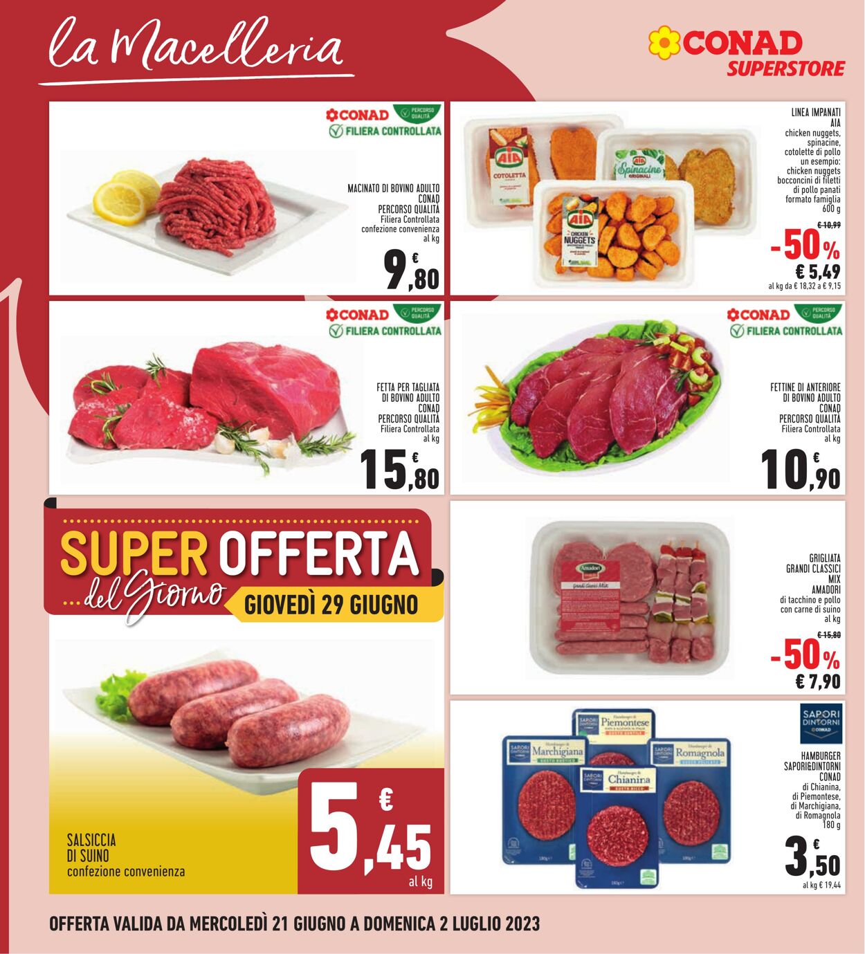 Volantino Conad 21.06.2023 - 02.07.2023