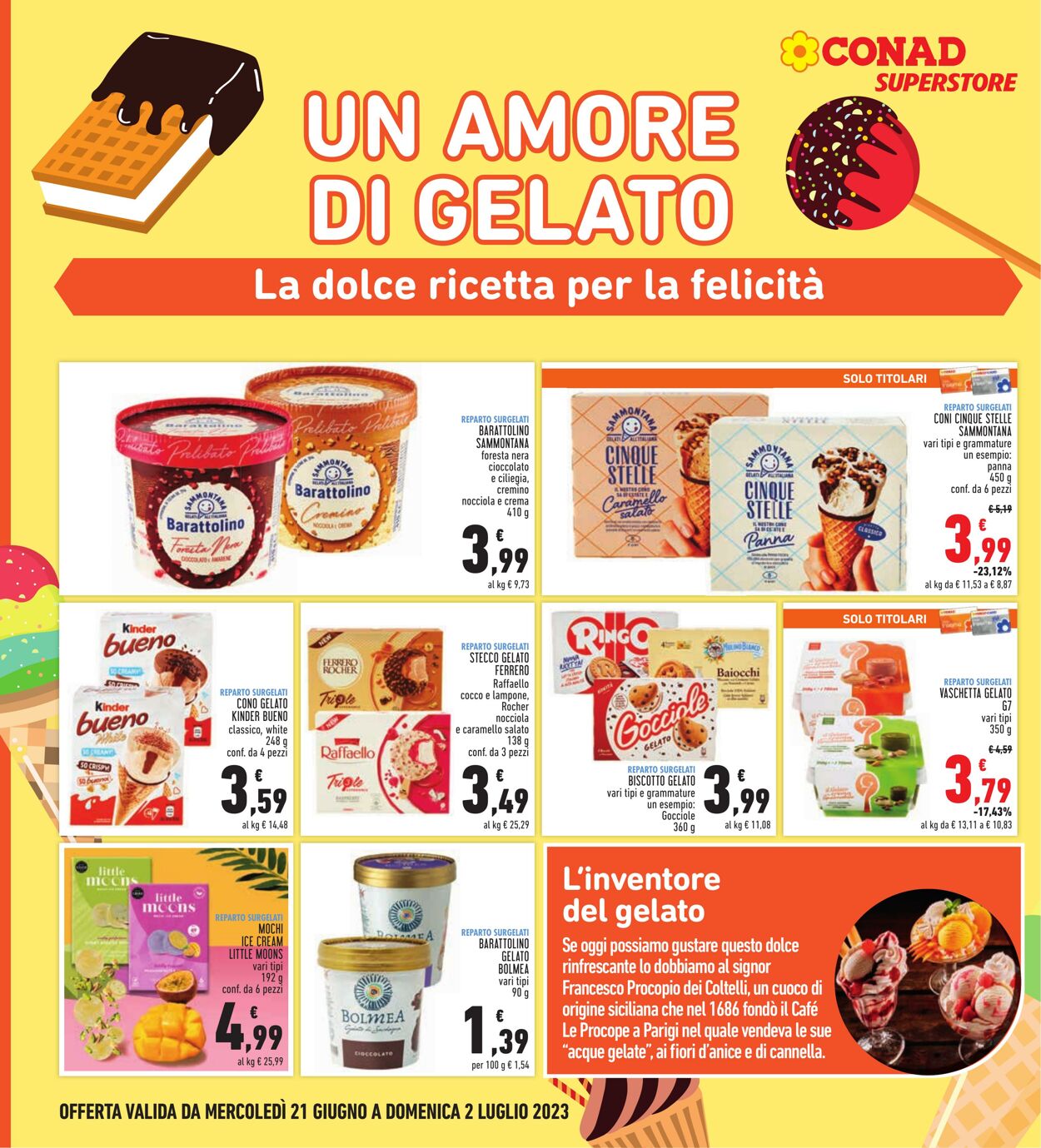 Volantino Conad 21.06.2023 - 02.07.2023