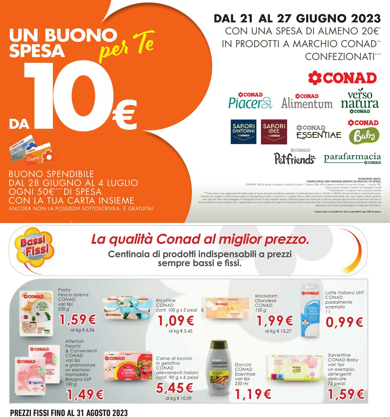 Volantino Conad 21.06.2023 - 02.07.2023