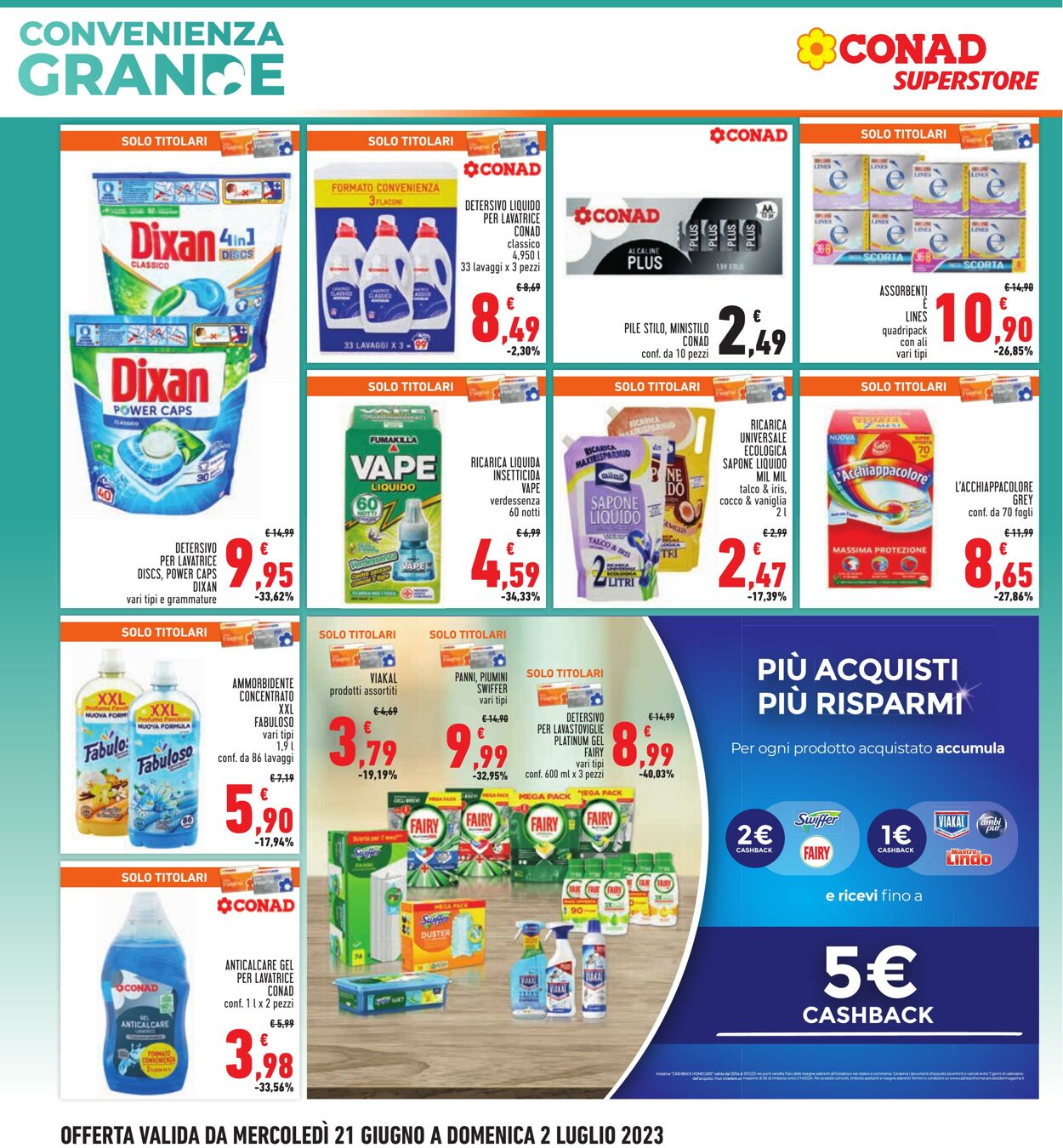 Volantino Conad 21.06.2023 - 02.07.2023