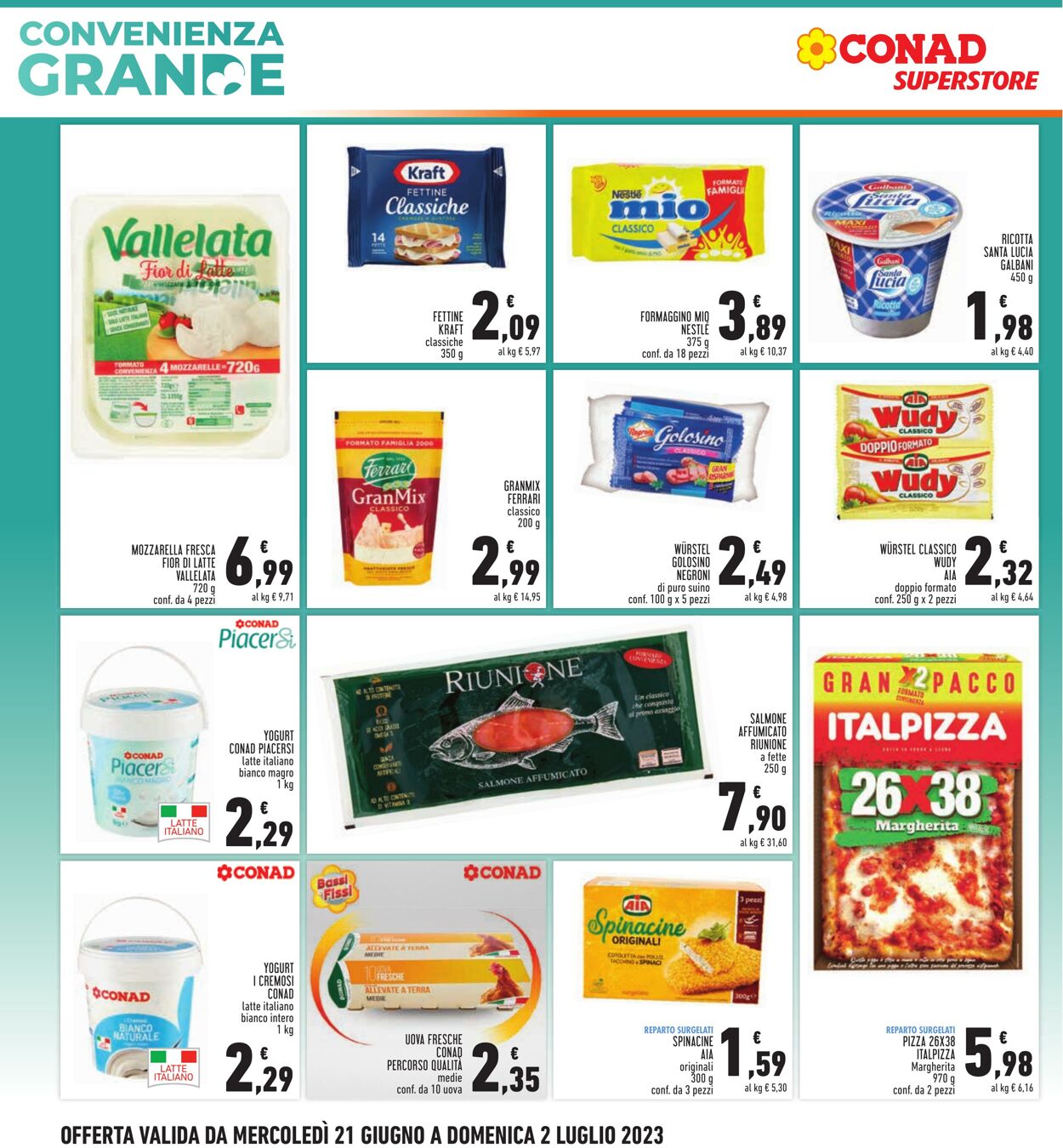 Volantino Conad 21.06.2023 - 02.07.2023