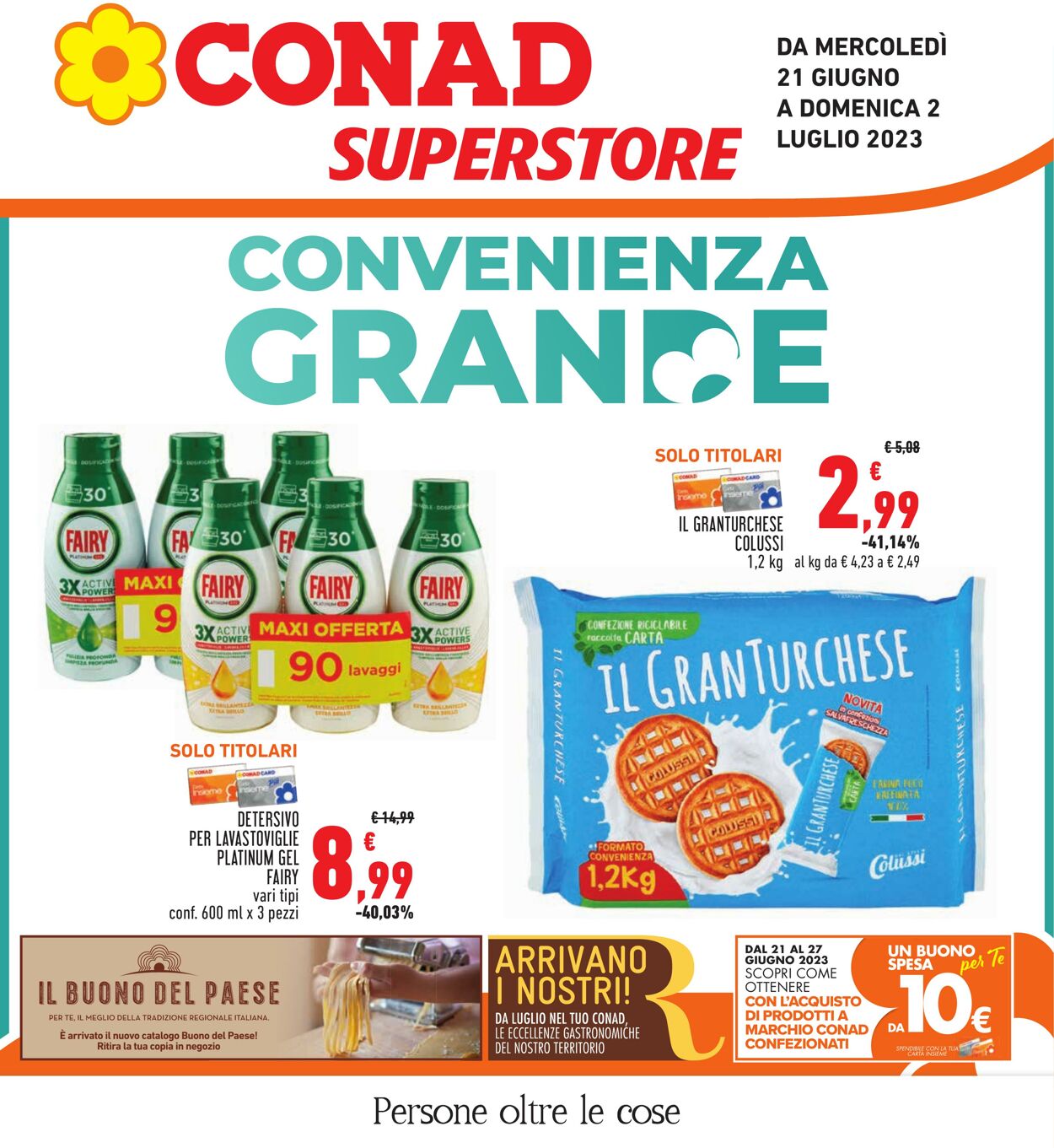 Volantino Conad 21.06.2023 - 02.07.2023