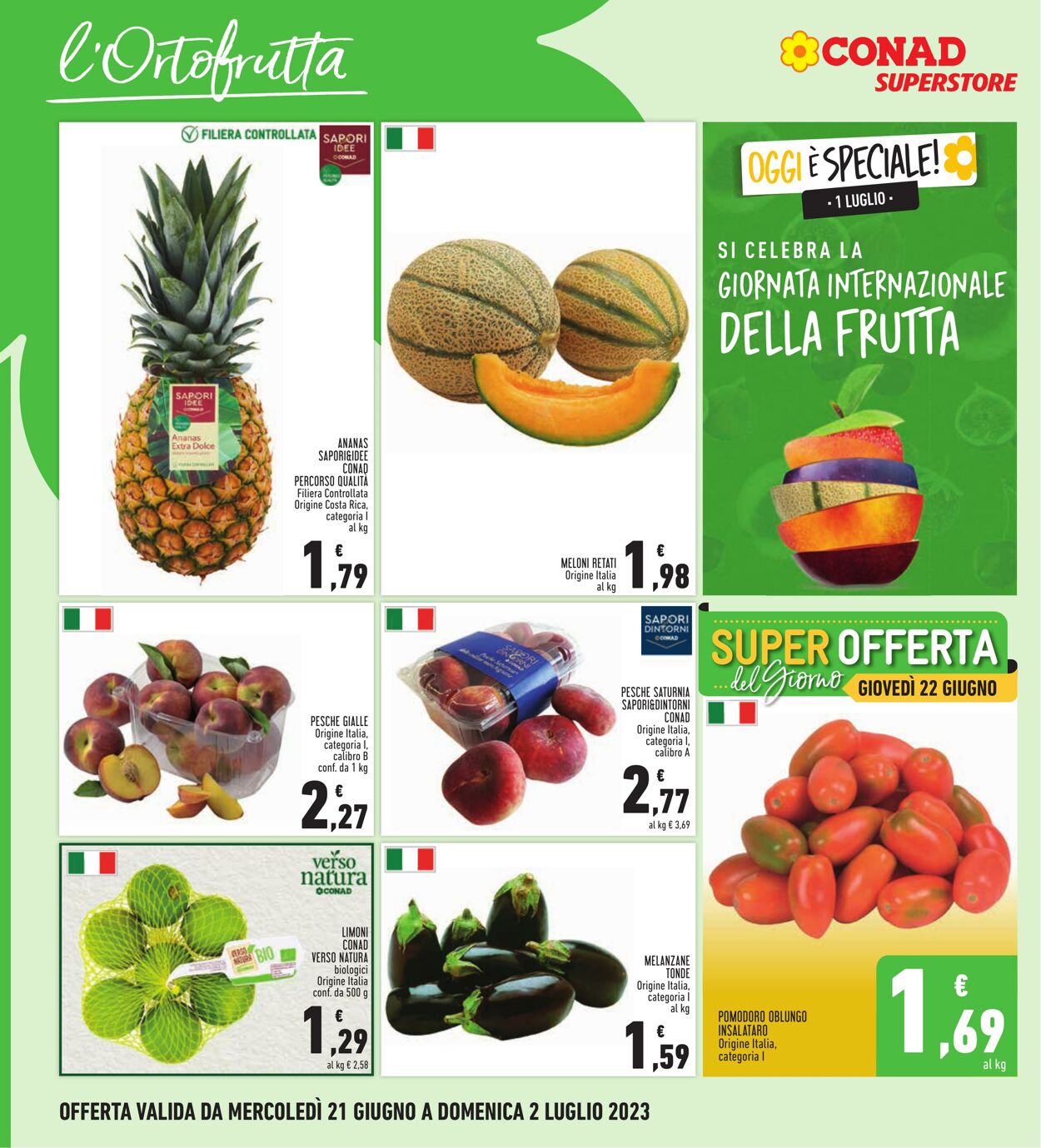 Volantino Conad 21.06.2023 - 02.07.2023